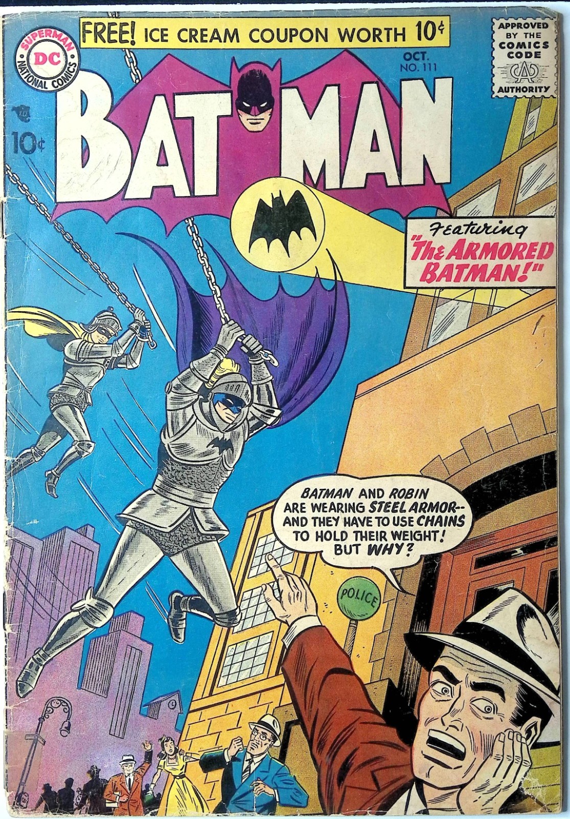 Batman #111 (October 1957, DC Comics) 