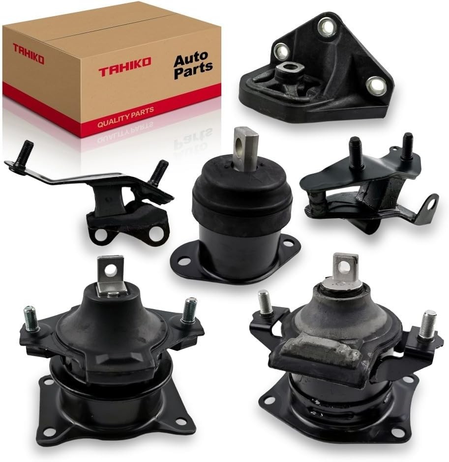 Engine Motor Transmission Mount Set 6pcs Compatible with Honda Accord 2.4L Au...
