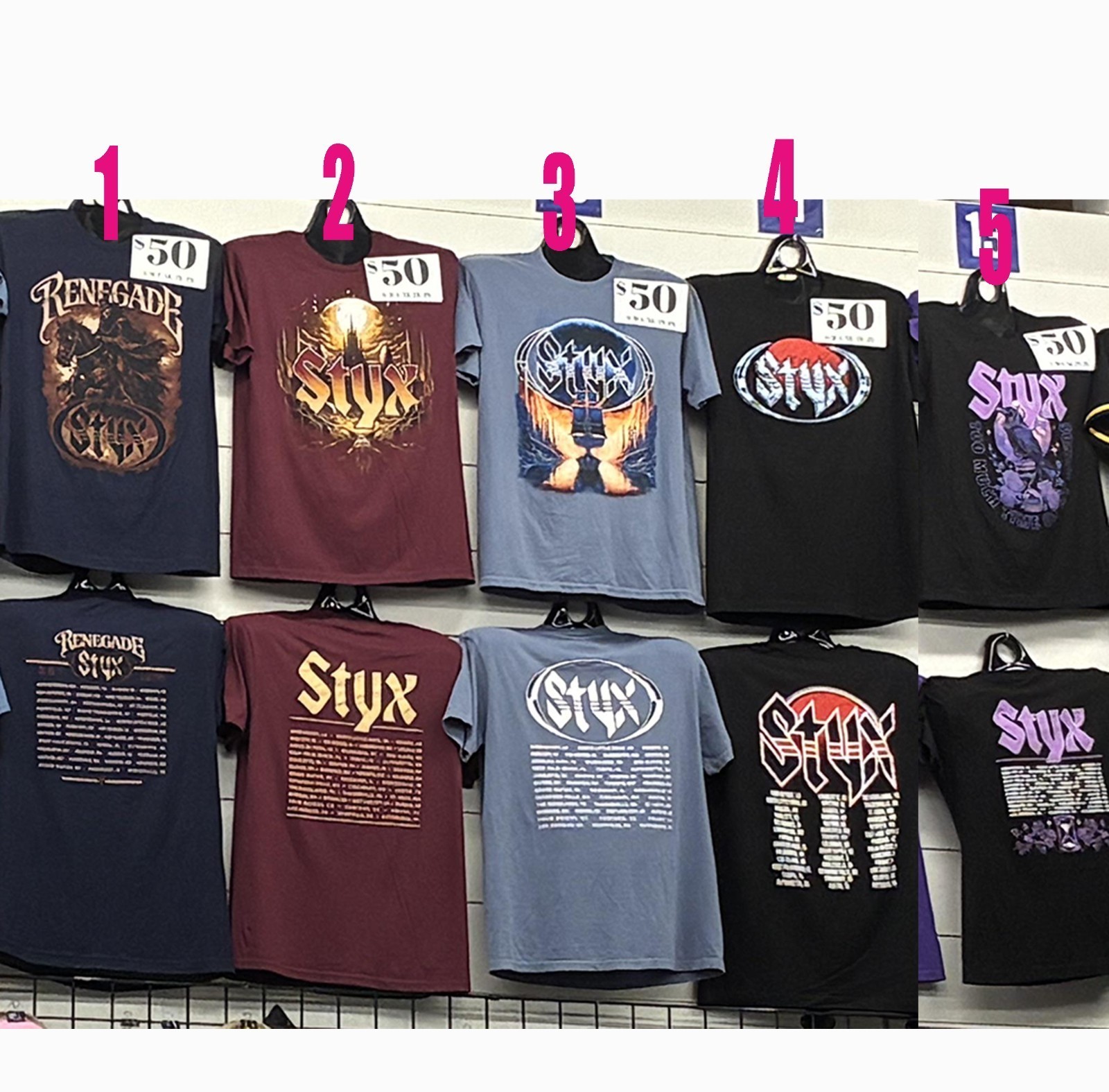 SALE STYX THE WINDY CITIES TOUR 2026 Merch Unisex T shrt reprint