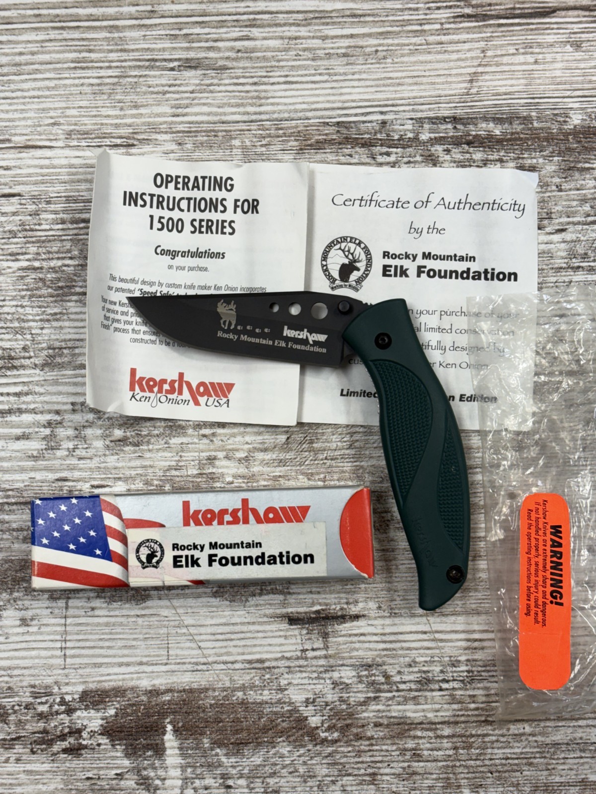 Kershaw 1560RM Whirlwind Ken Onion NEW IN BOX