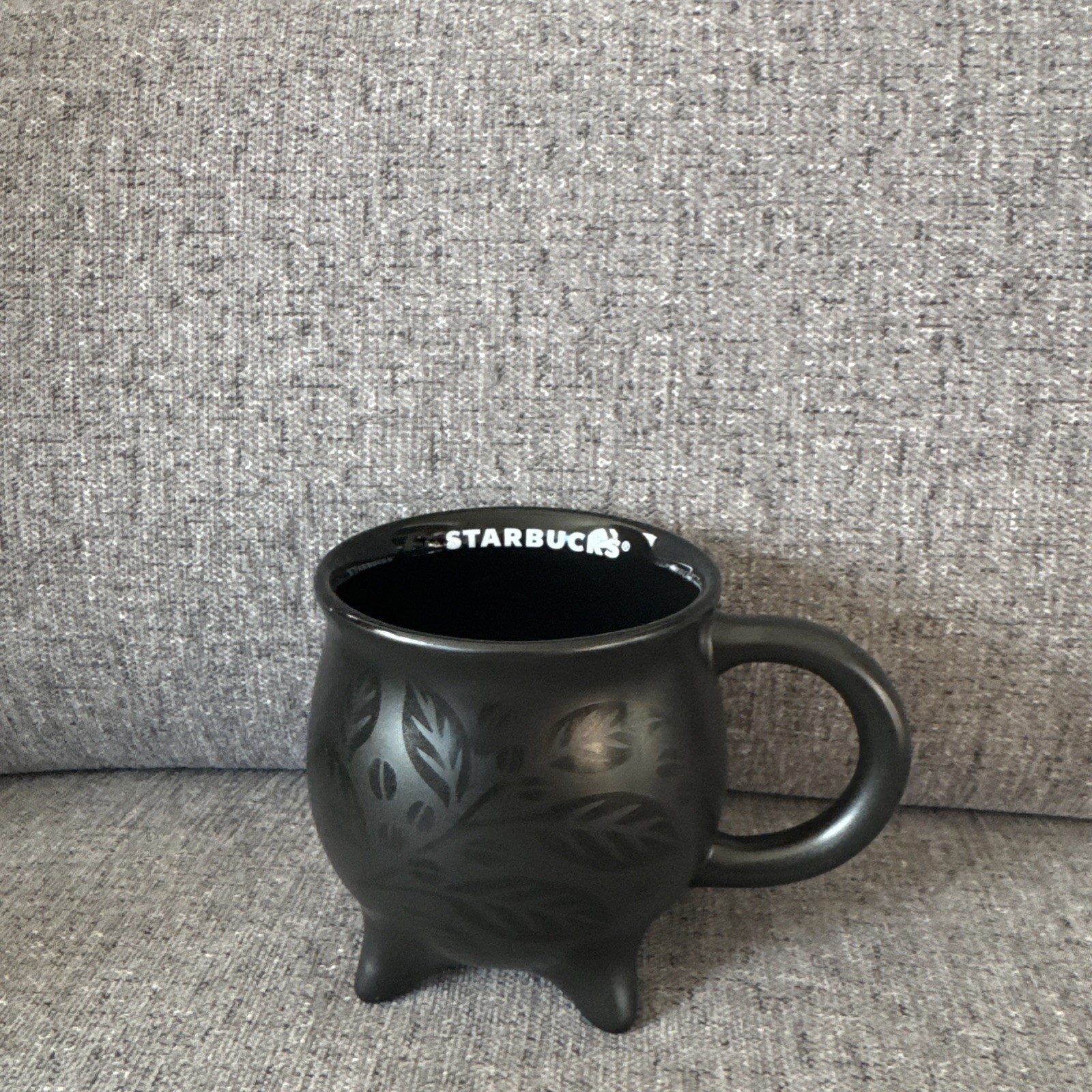 New Starbucks Limited Edition 2026 14oz Halloween Black Cauldron Ceramic Mug