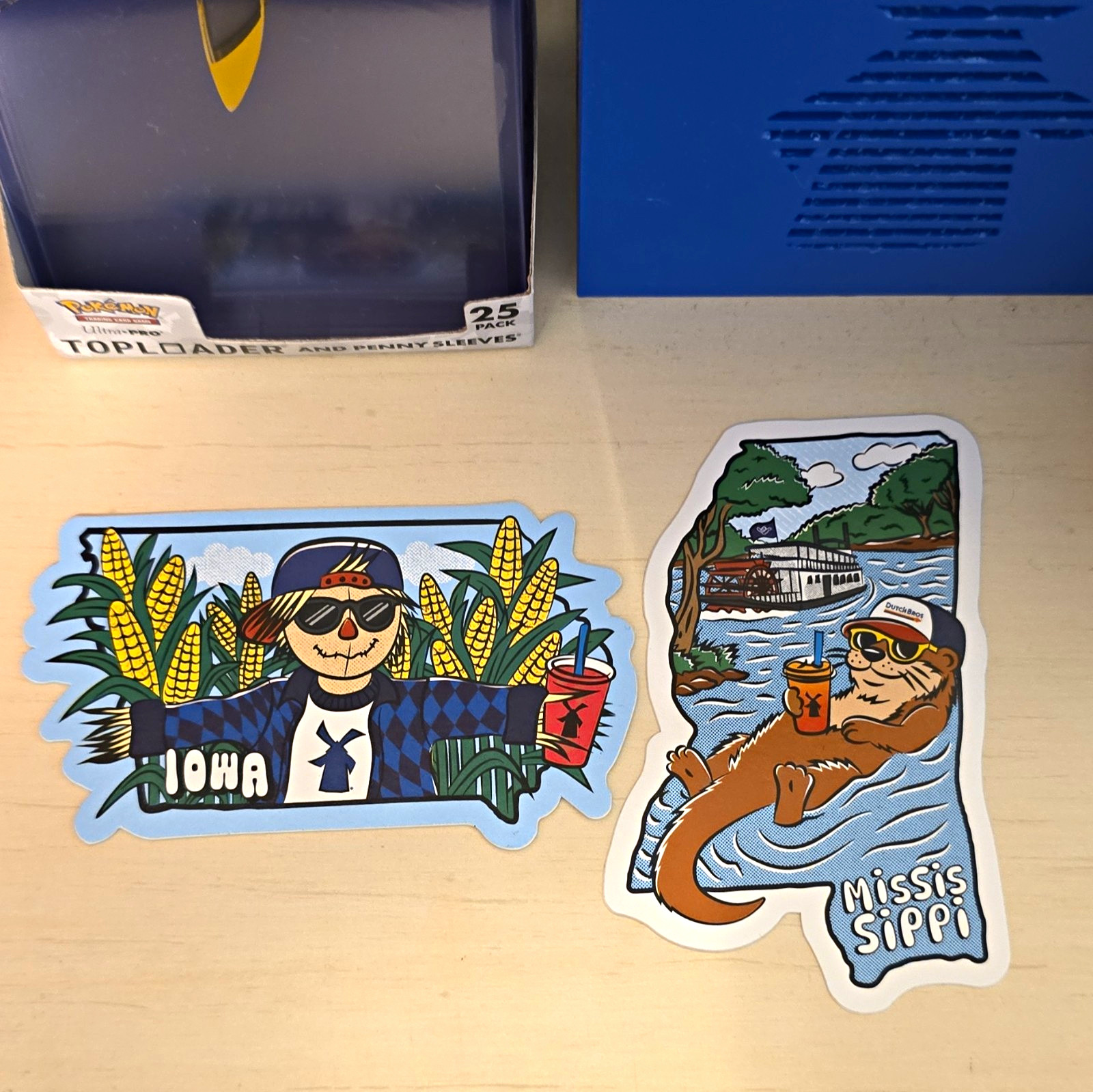 Dutch Bros. Iowa & ☆rare☆ Mississippi  Sticker's  Lot of (2)