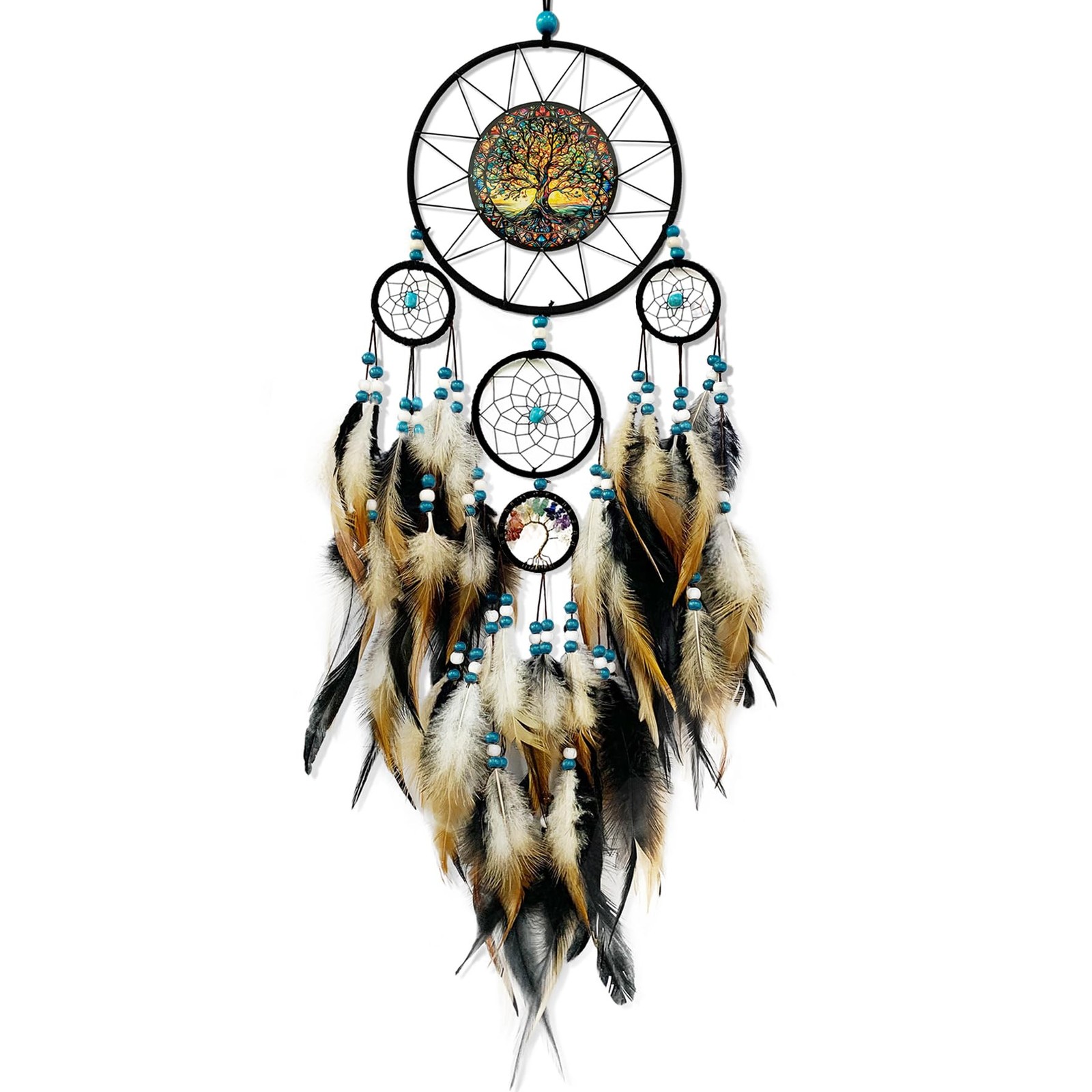 Large Dream Catchers for Bedroom Adult Brown Boho Dream Catcher Wall Decor Tr