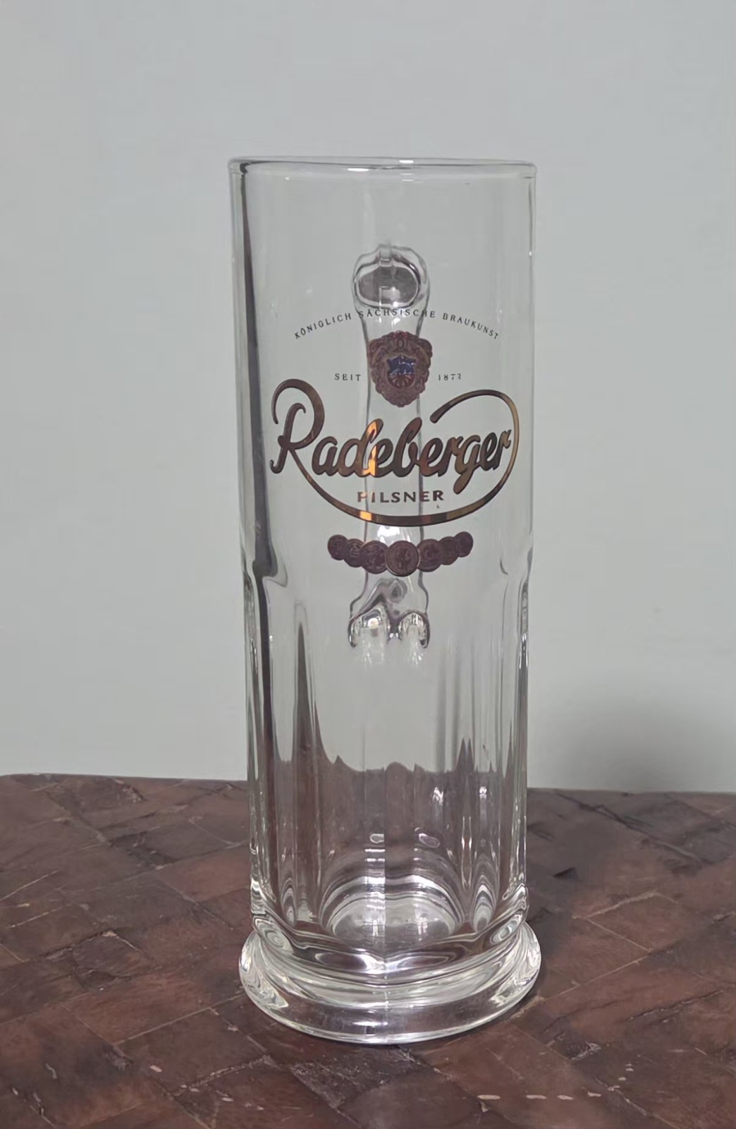 Vintage Radeberger German Beer Glass Mug 0.4 Liter