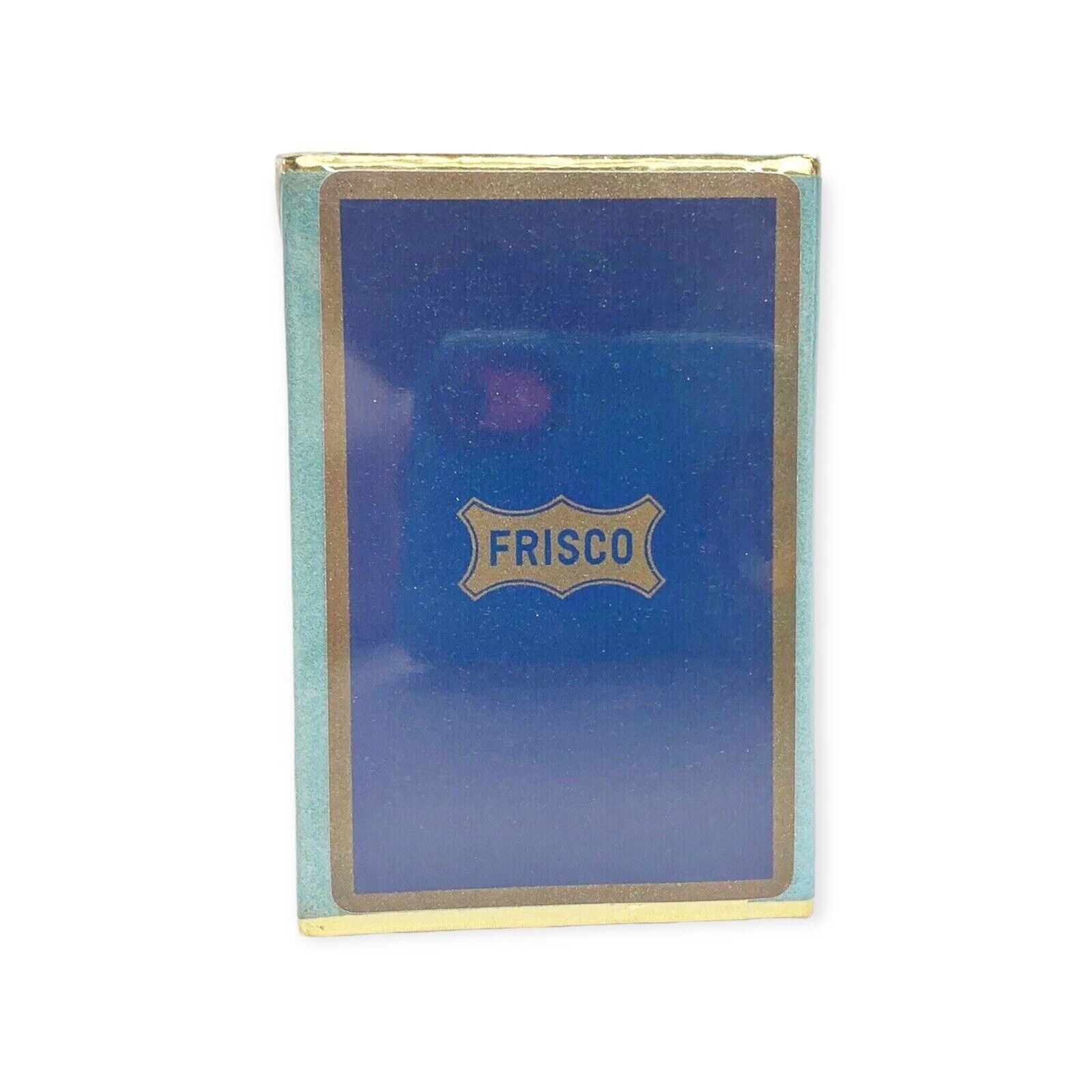Blue Congress Single Deck Playing Cards Frisco Railroad Cel-U-Tone - Vintage