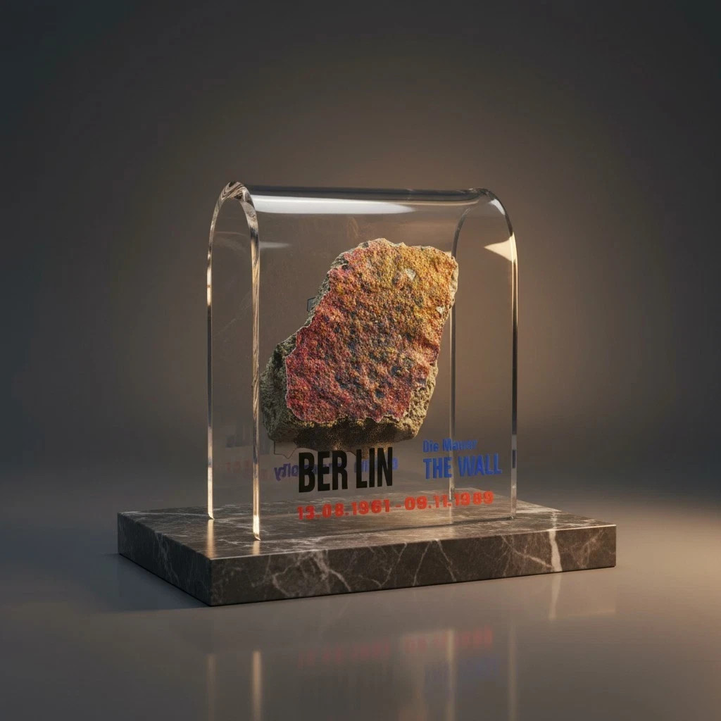 Piece of the Berlin Wall - Authentic from the Real Wall in Historic Cold War
