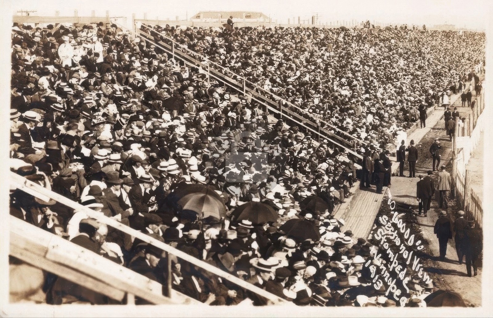 1913 Winnipeg Stampede Winnipeg Manitoba MB Canada RPPC Photo Postcard COPY 1913 Winnipeg Stampede Winnipeg Manitoba MB Canada RPPC Photo Postcard COPY