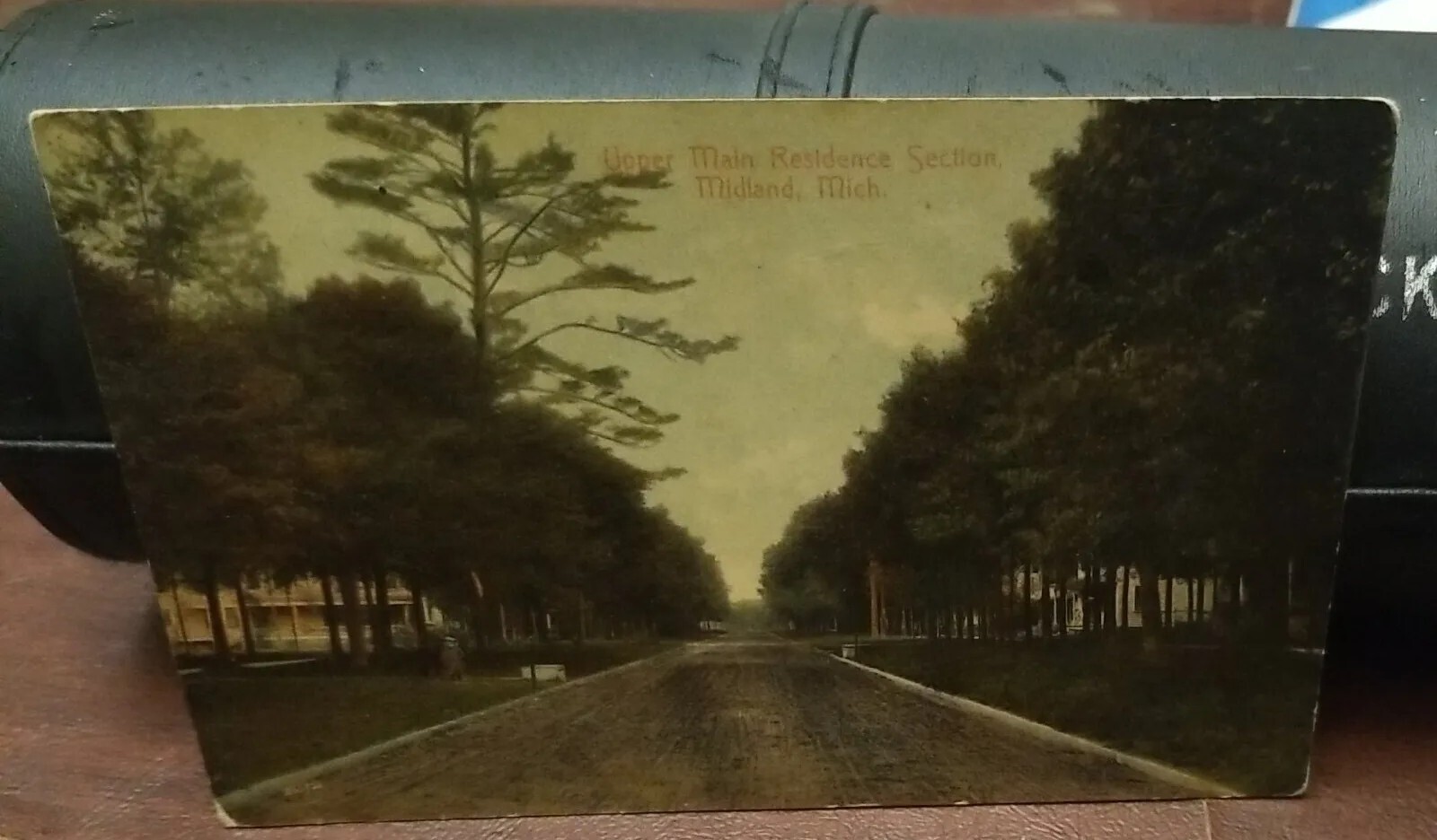 MIDLAND Michigan postcard Upper Main Street