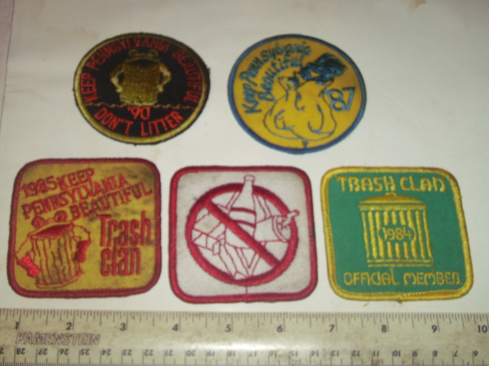 5 vintage keep pennsylvania beautiful patches lot