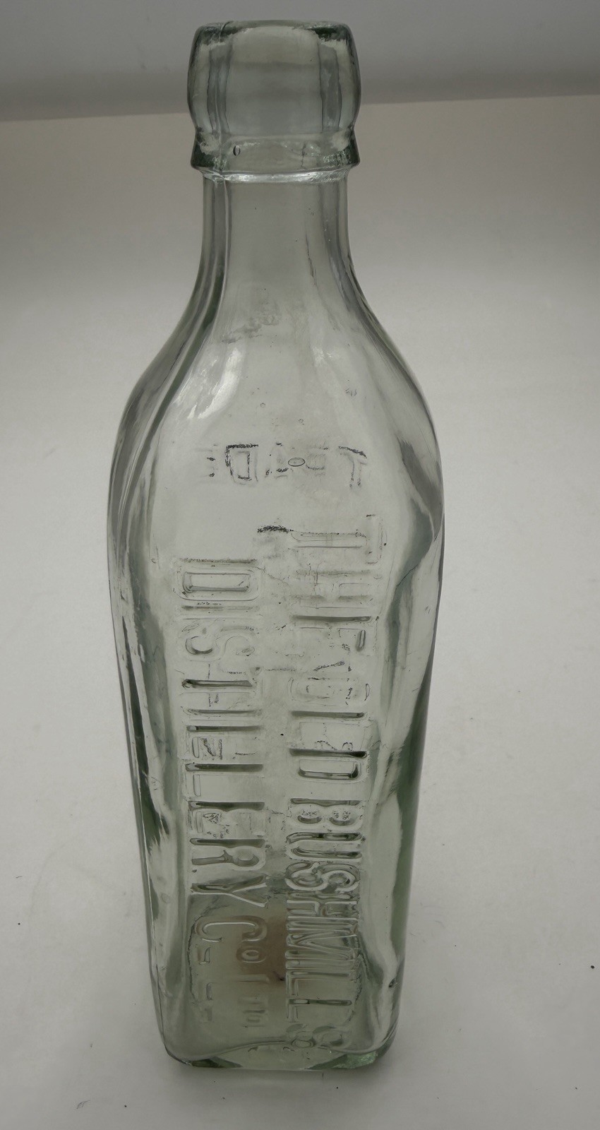 Vintage Antique The Old Bushmills Distillery Co Irish Whiskey Bottle 1920s Flask