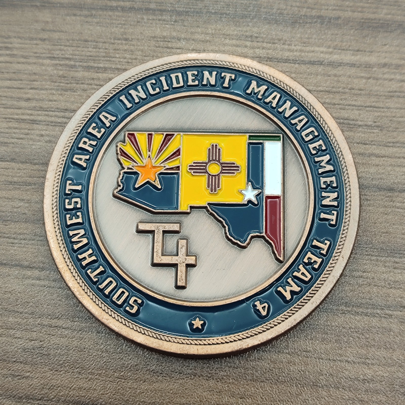 Southwest Area Incident Management Team 4  Challenge Coin