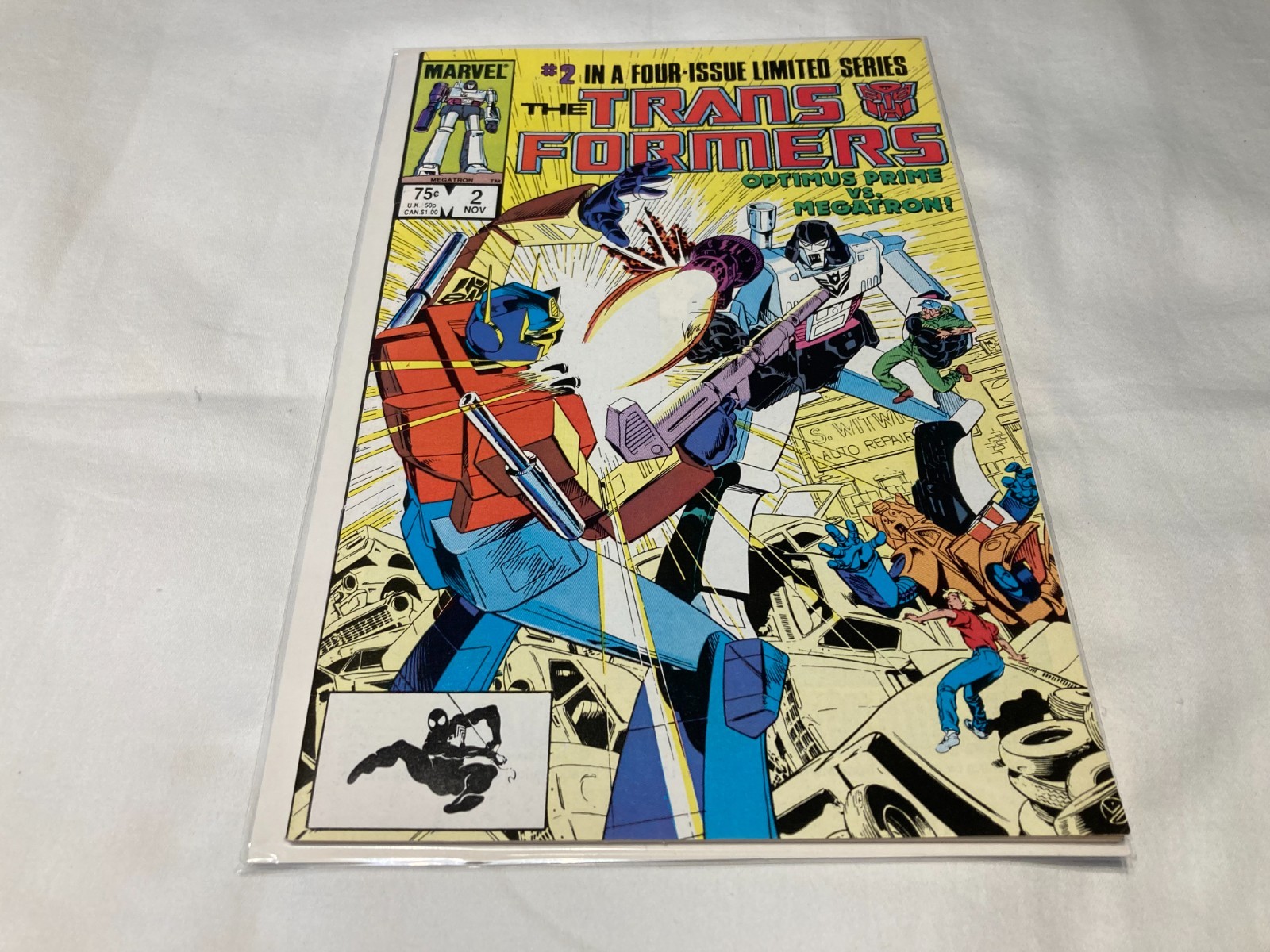 Transformers 2 VF+ 8.5 Copper Age Marvel Comics 1984