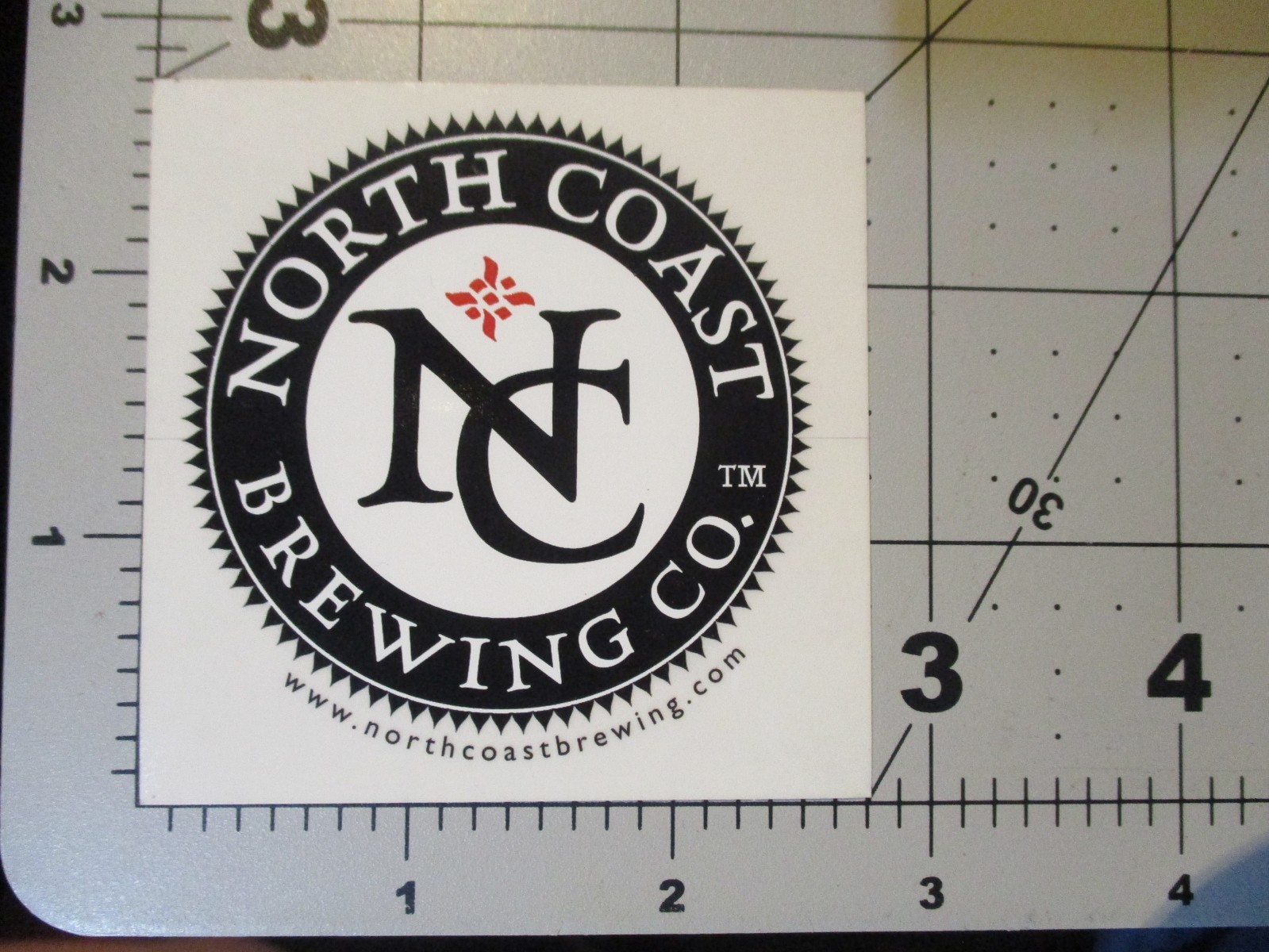 NORTH COAST BREWING California old rasputin STICKER craft beer brewery U