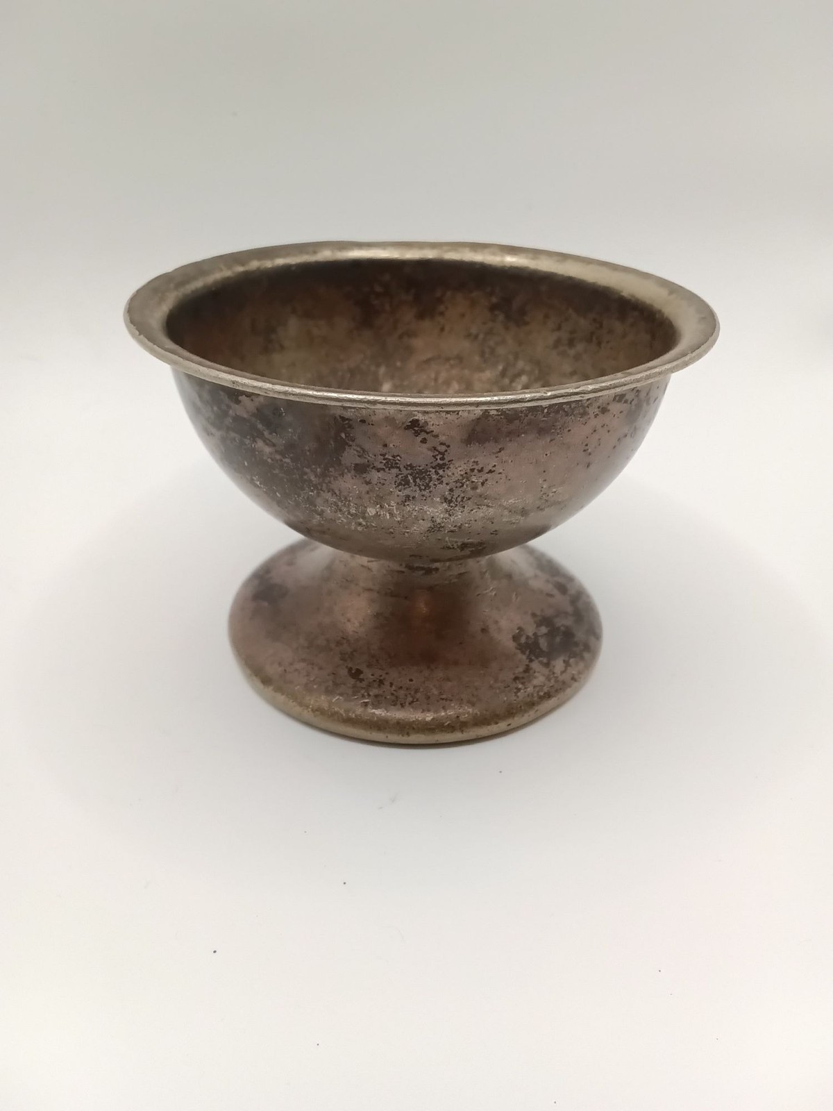 Vintage Baker Hotel Texas Silver Soldered Pedestal Sorbet Sherbert Dessert Cup