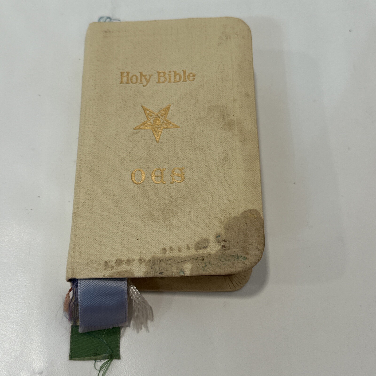 Eastern Star Order OES Bible Initiated 1941 Masonic History Oklahoma Grand Lodge