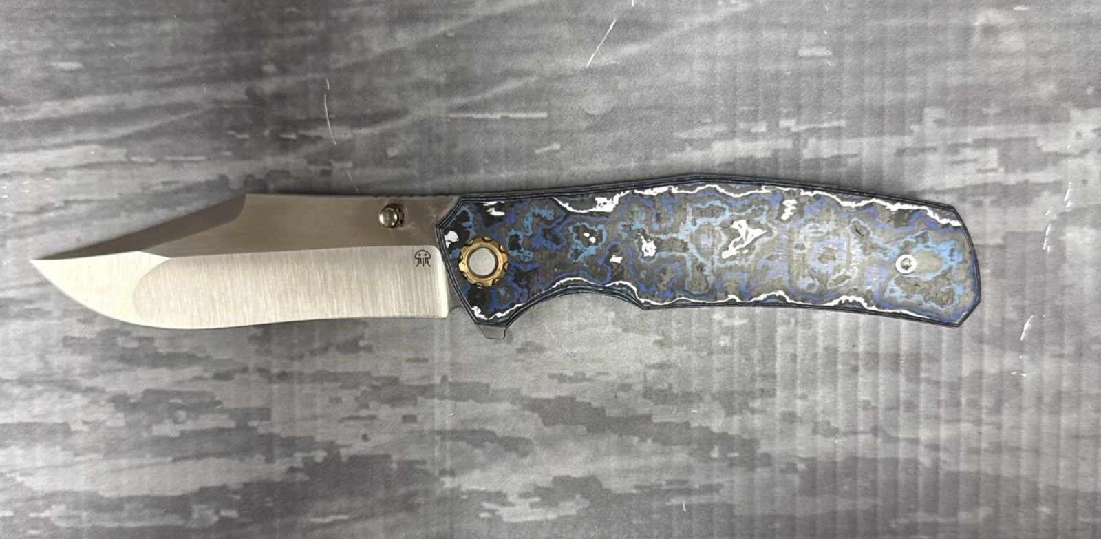 North Mountain Blade NMB Jellyfish M390, BLUE CF