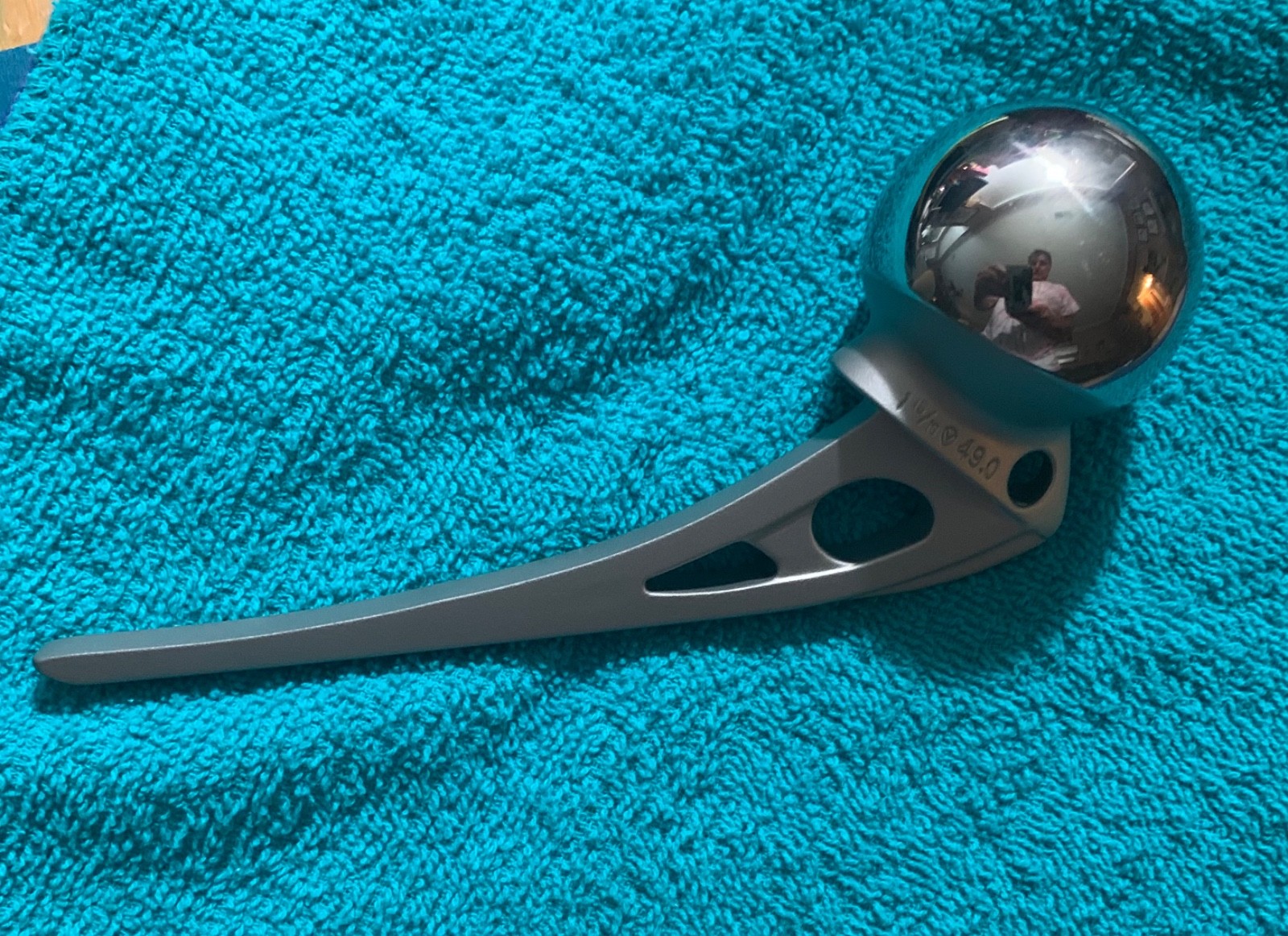 Vintage hip joint replacement prosthesis paper weight unique gift VITALLIUIM
