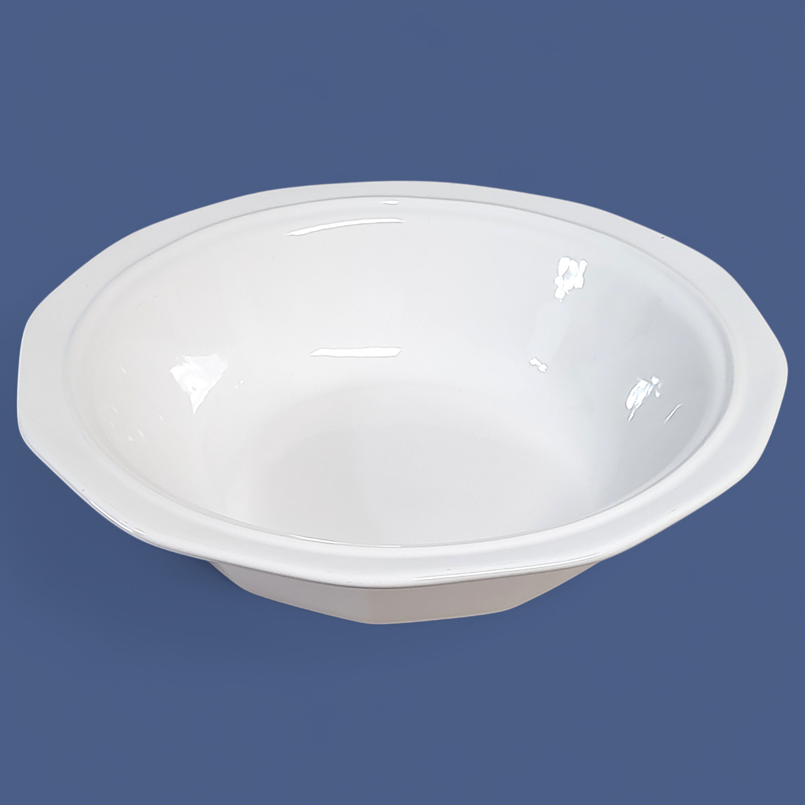 Mint Extra Large VTG Bright White Pfaltzgraff Heritage Serving Bowl #2-570