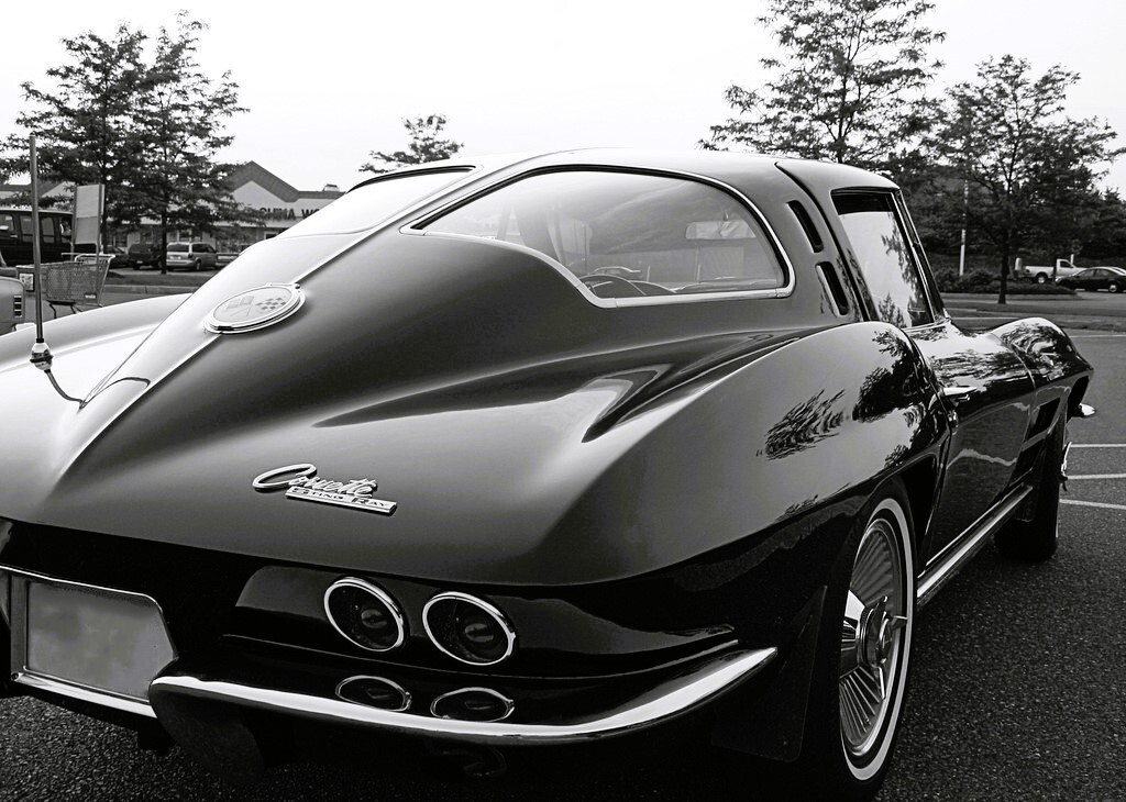 Art Deco Vintage Mid Century Atomic Modern Jet Space Age Chevrolet Corvette Car
