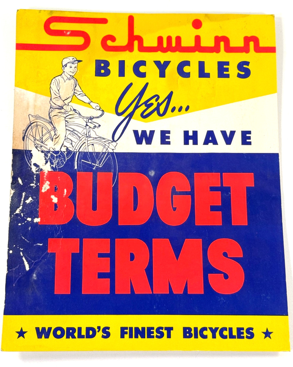 vtg 1959 Schwinn Panther Bicycle Advertising sign budget terms bike neon cool vtg 1959 Schwinn Panther Bicycle Advertising sign budget terms bike neon cool