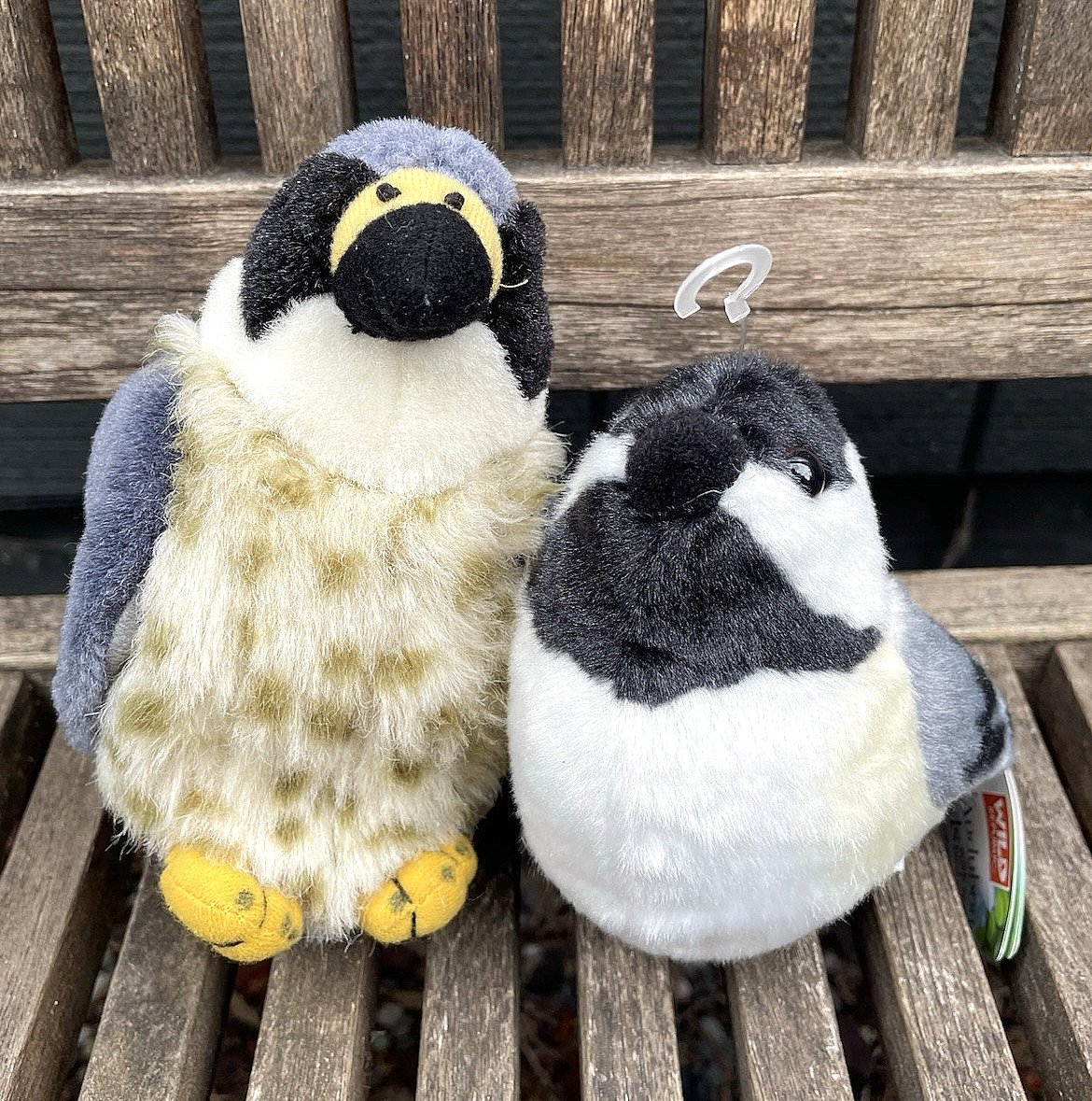2 Wild Republic Audubon Birds Peregrine Falcon & Black-Capped Chickadee w/Sound