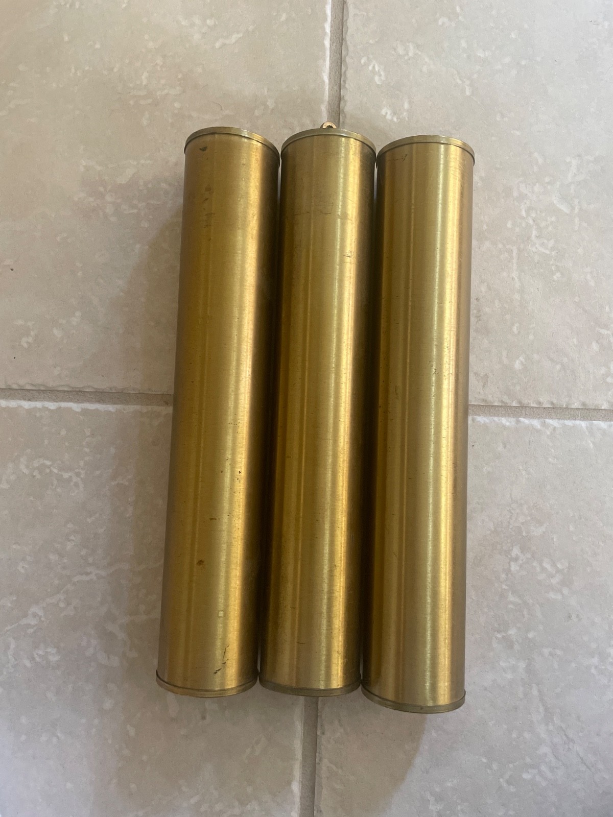 Set 3 Weights For Hermle 451-050 Trend Sligh Grandfather Clock (1 missing hook) Set 3 Weights For Hermle 451-050 Trend Sligh Grandfather Clock (1 missing hook)