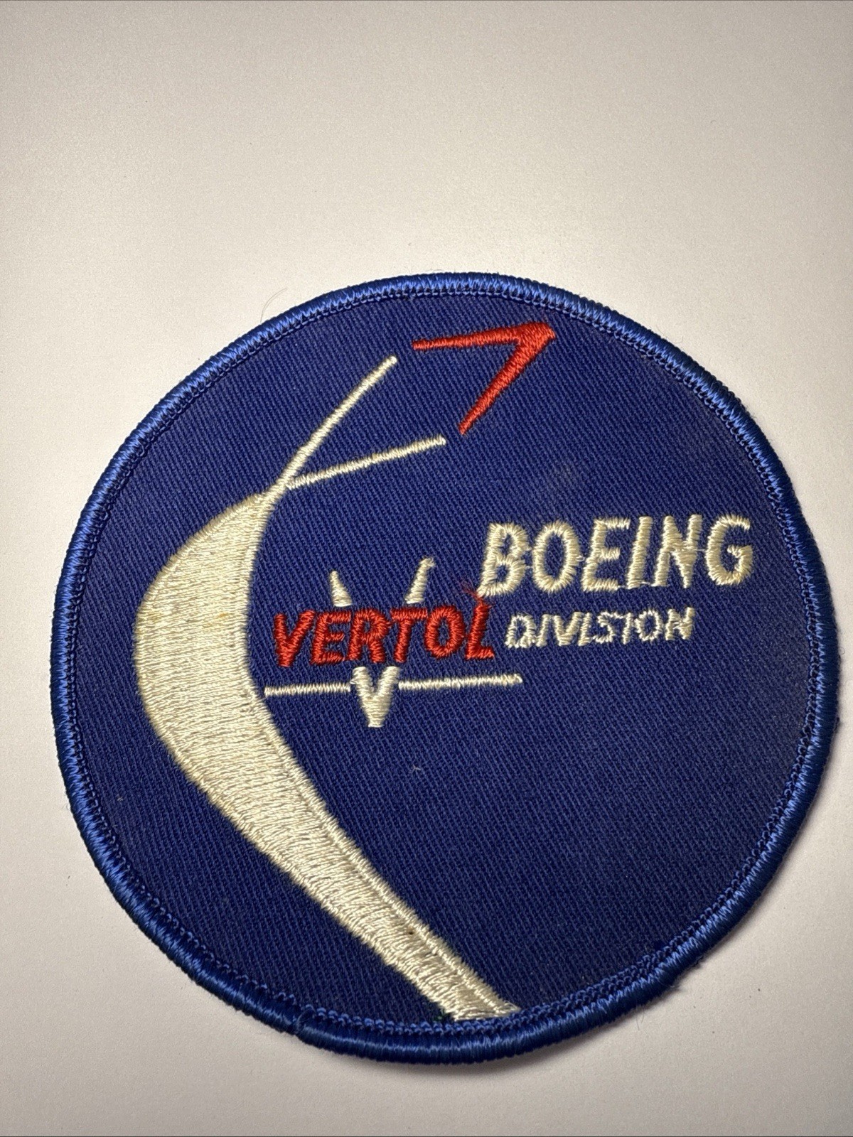VINTAGE BOEING VERTOL DIVISION SQUADRON PATCH HELICOPTER MARINES VIETNAM