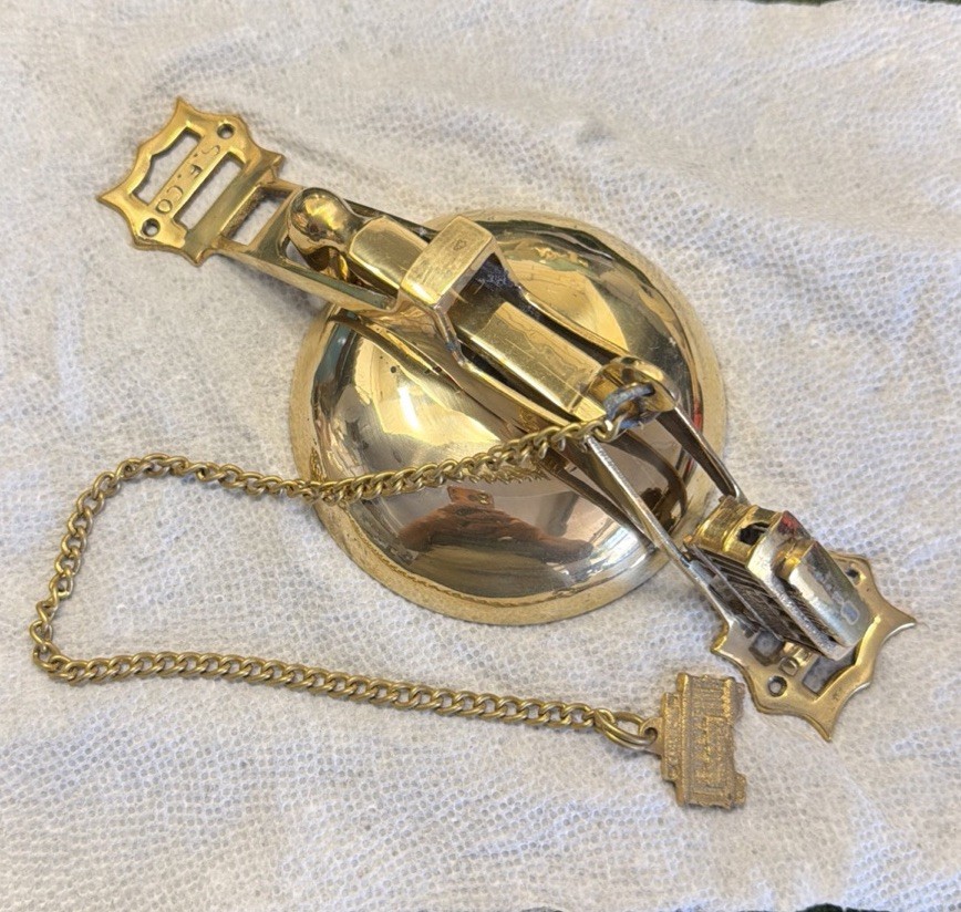 VTG Original San Francisco S.F.CO Cable Cart Trolley Conductor Bell Solid Brass