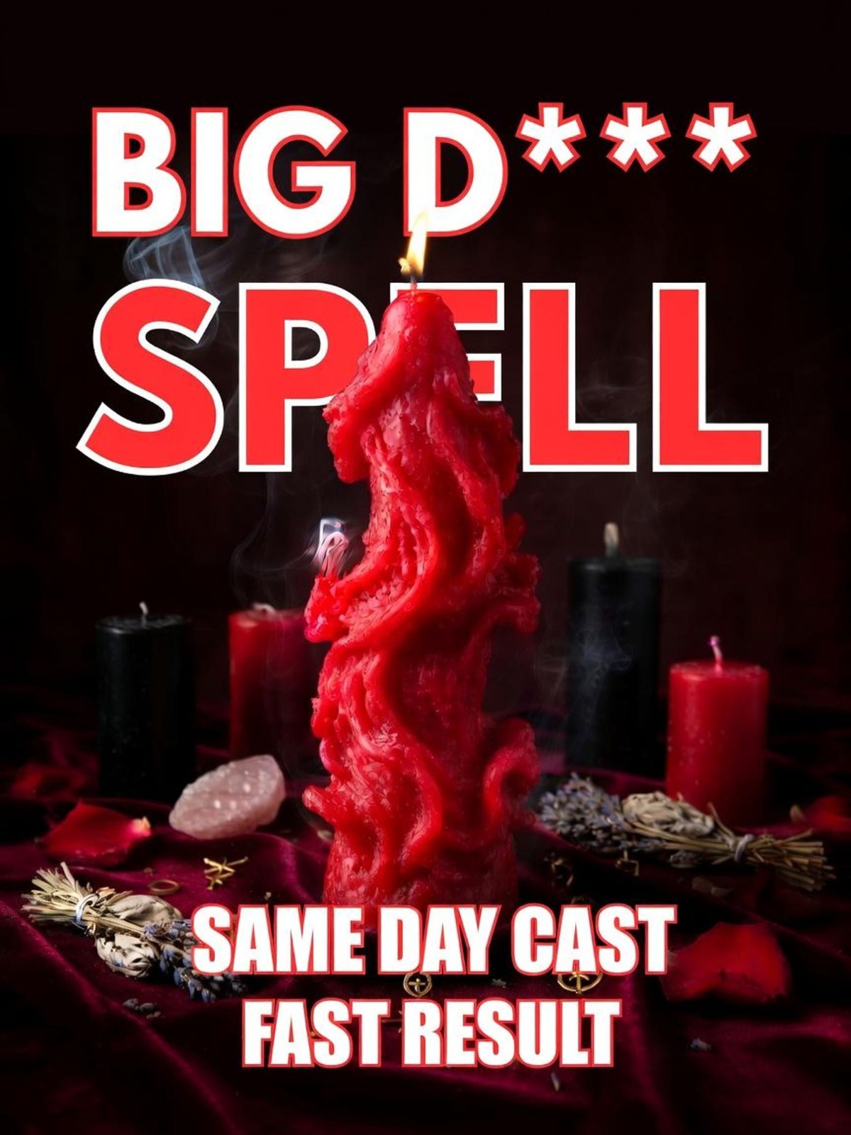 Big D Spell - Male Enhancement Ritual, Masculine Energy, Stamina and Confidence