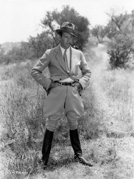 David Manners Hollywood actor signed First Nationa riding gea- 1930 Old Photo