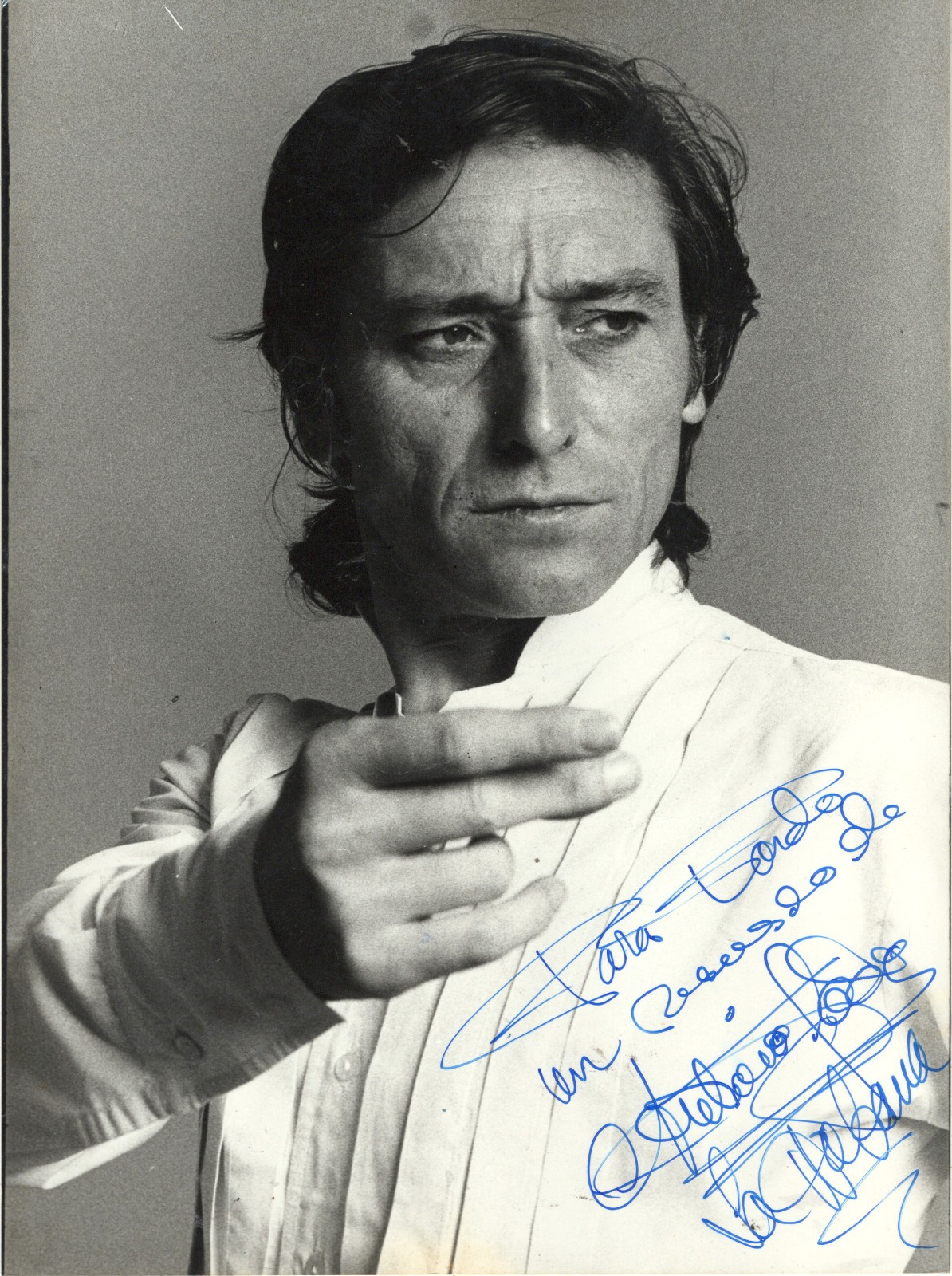 SPANISH FLAMENCO DANCER, ACTOR, DIRECTOR ANTONIO GADES, SIGNED VINTAGE PHOTO
