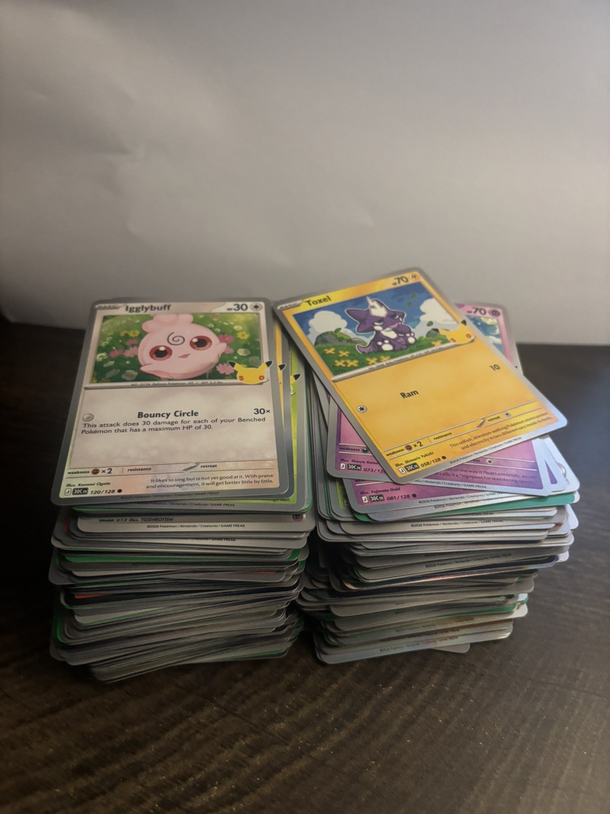 Pokemon - 30th Anniversary Celebration Card Lot ~ 360 cards
