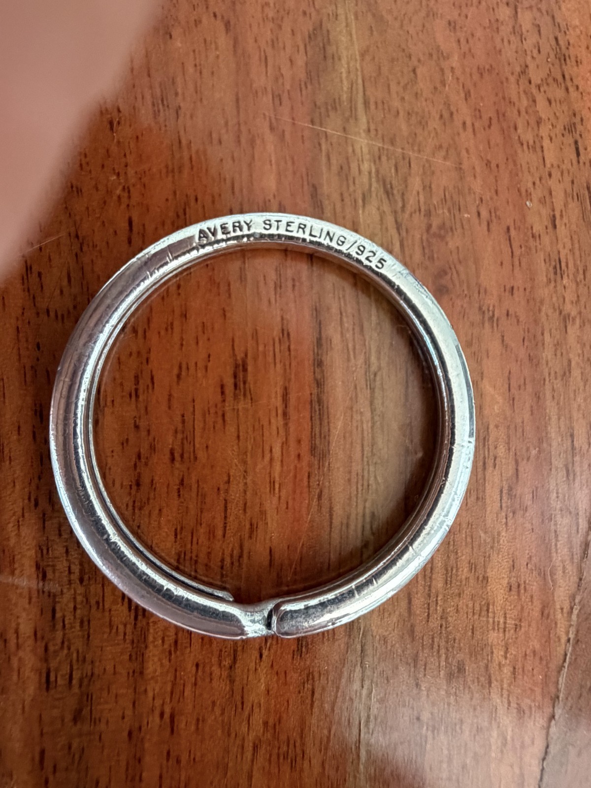 Vintage James avery sterling silver key ring