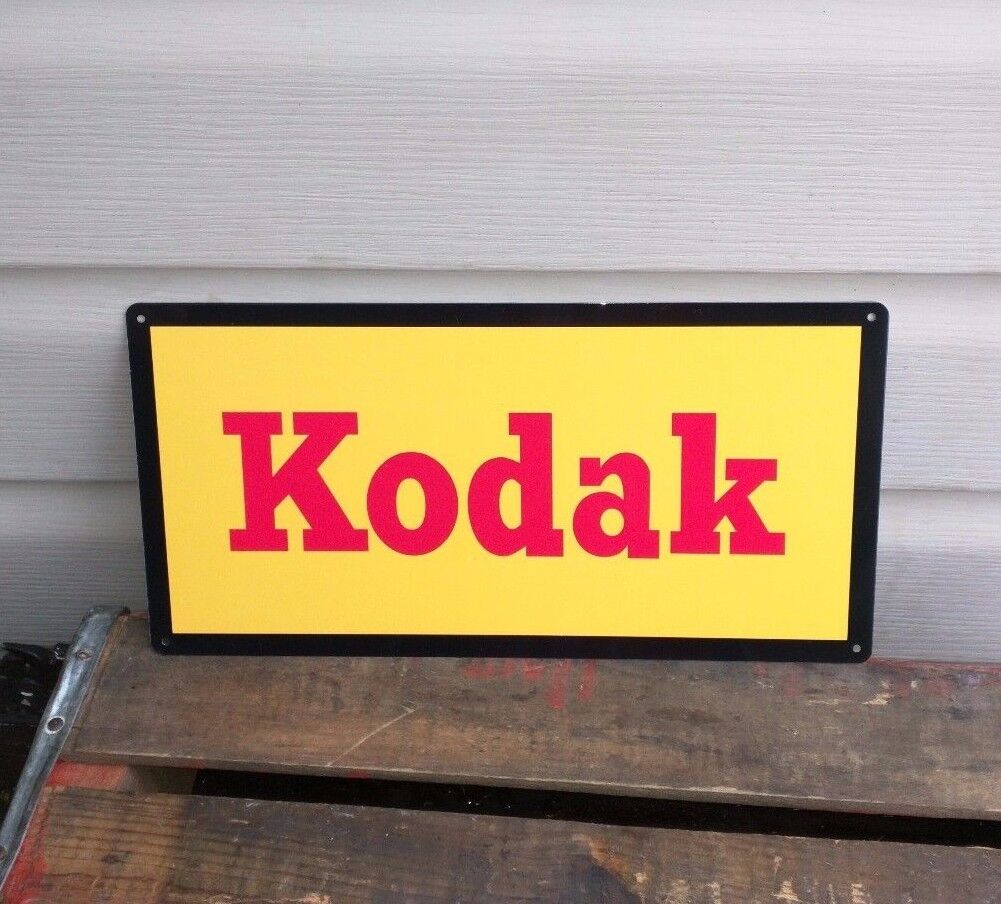 Kodak Camera 6 X 12 metal sign photography advertising 50111