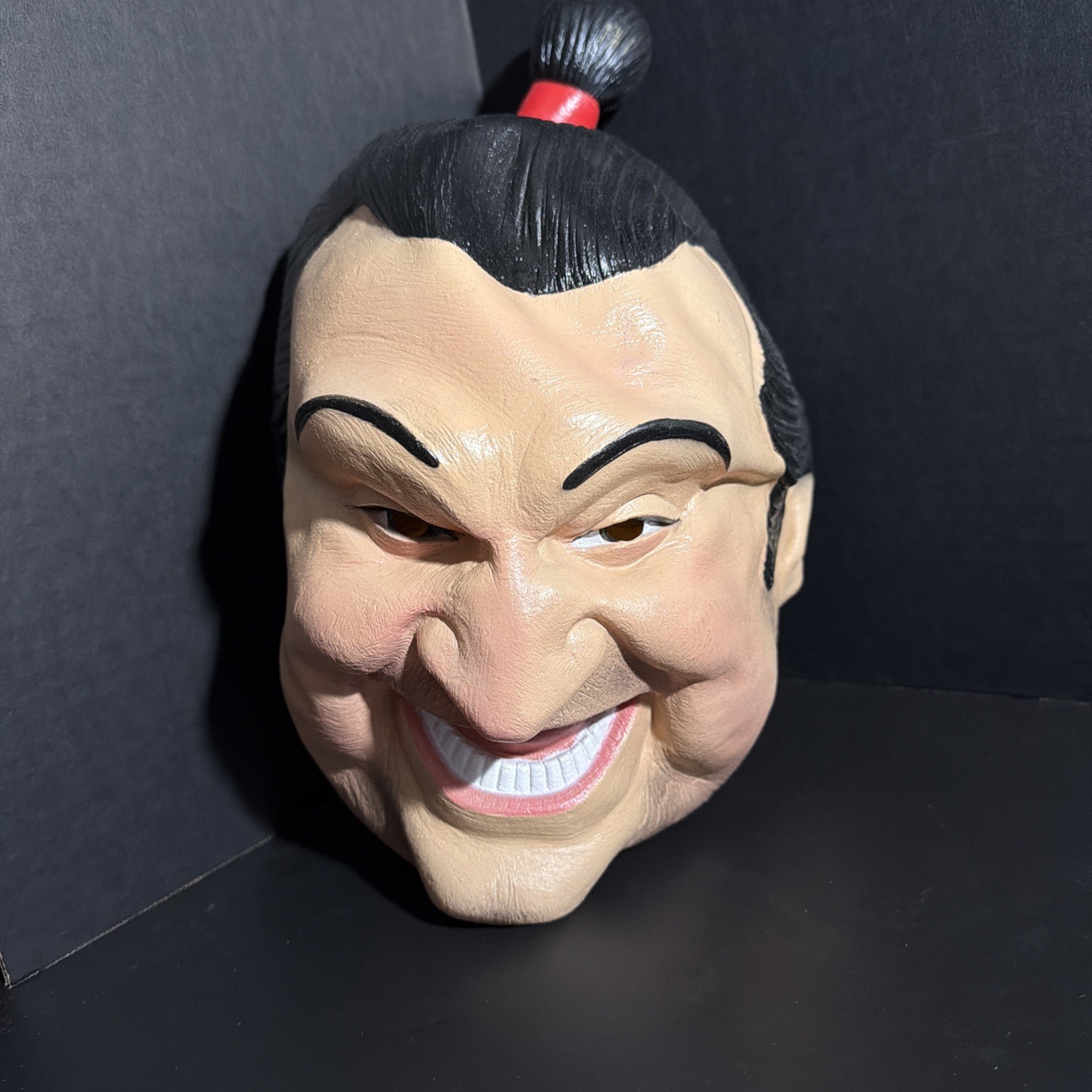 Vintage Cesar Halloween SNL John Belushi Samurai Vinyl Mask NBC Vintage 1996