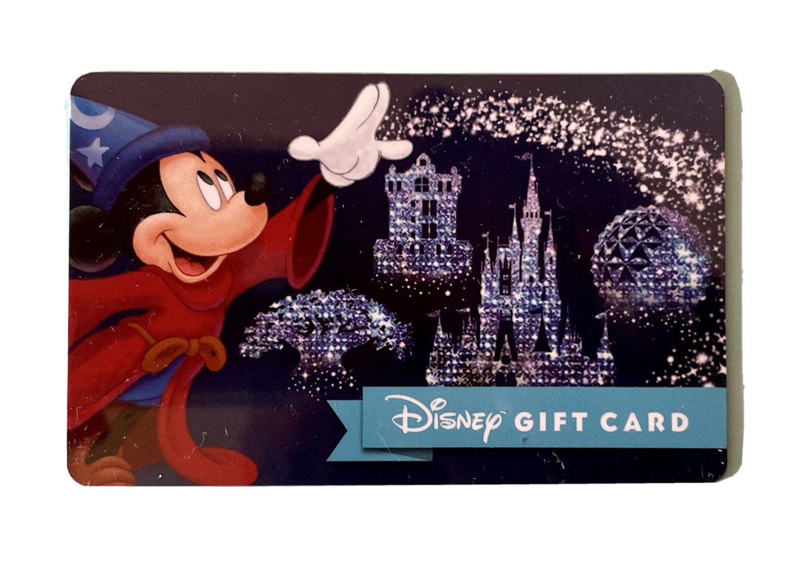 WALT DISNEY Fantasia Fantasmic Wizard DISNEYLAND GIFT CARD