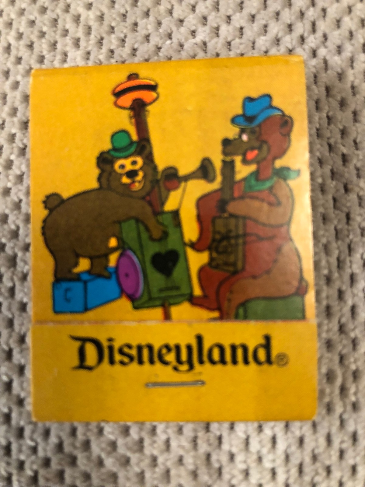 Disney Country Bear Jamboree/Frontierland matchebook - 1 only