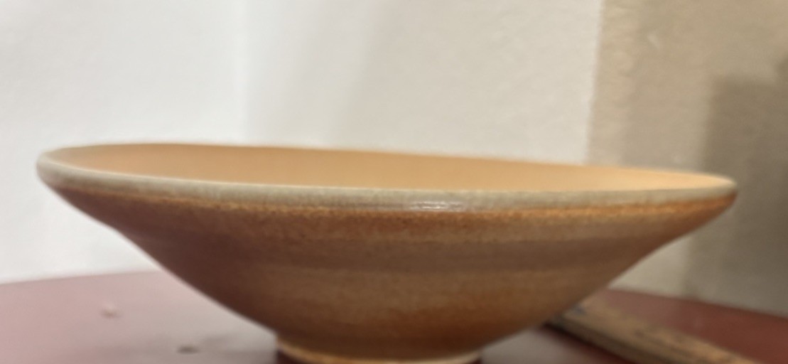 Signed Studio Pottery, Blazed Bowl Or Dish