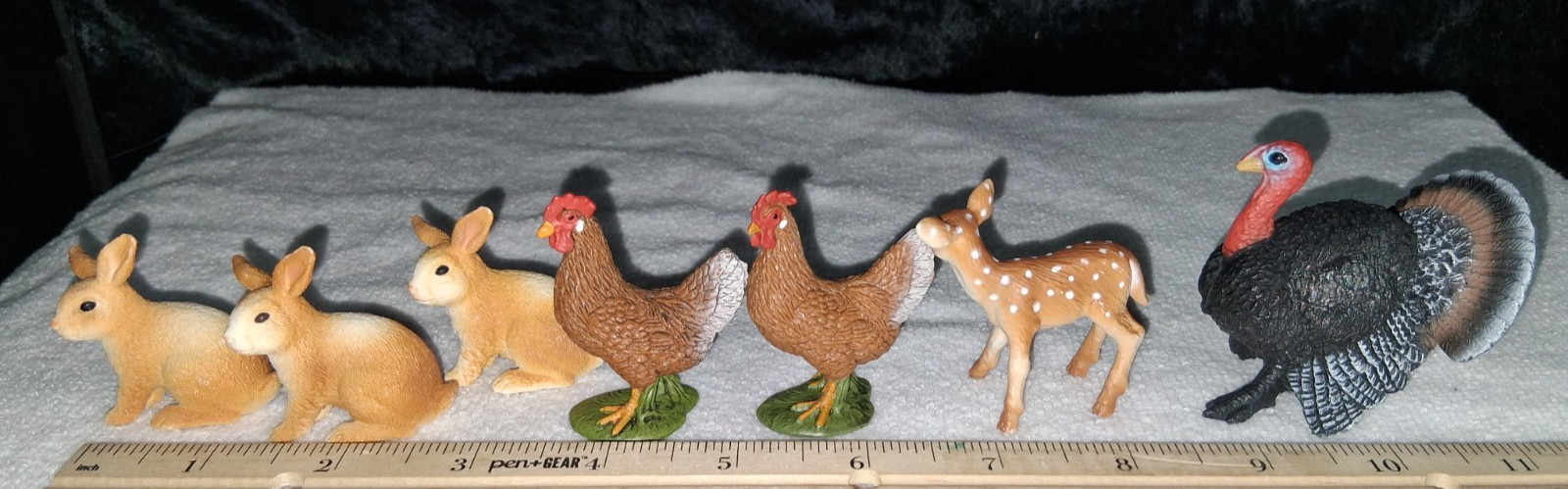Schleich Lot of 7 Farm Animals- Mixed USED NO tag