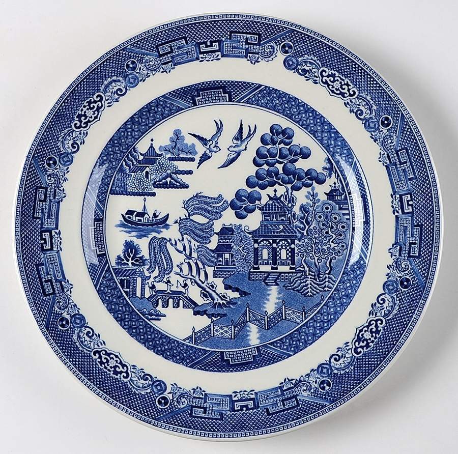 Johnson Brothers Willow Blue  Luncheon Plate 285488