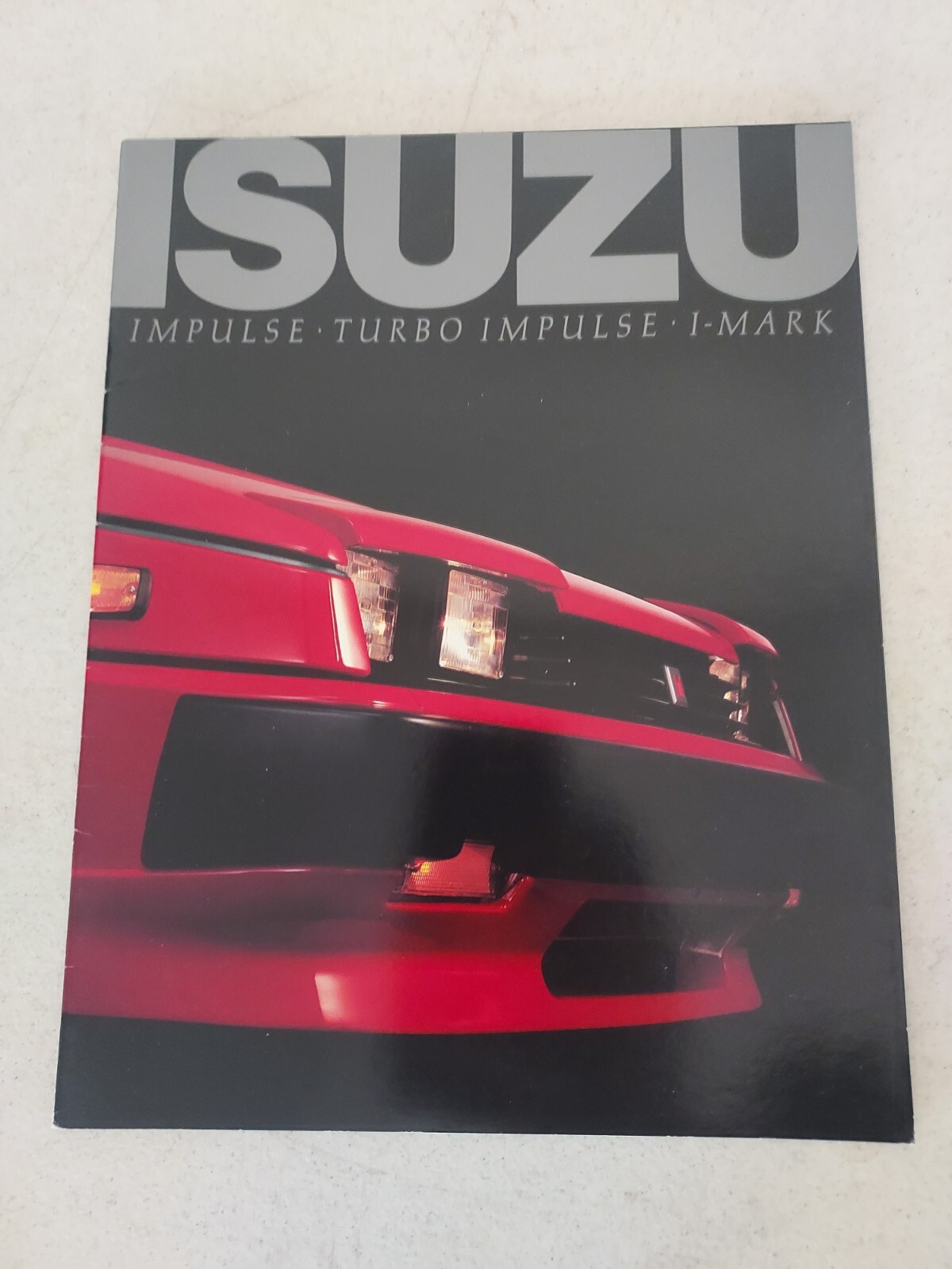 vintage 1985 Isuzu Turbo Impulse Coupe Fold Out Car Brochure Catalog 9