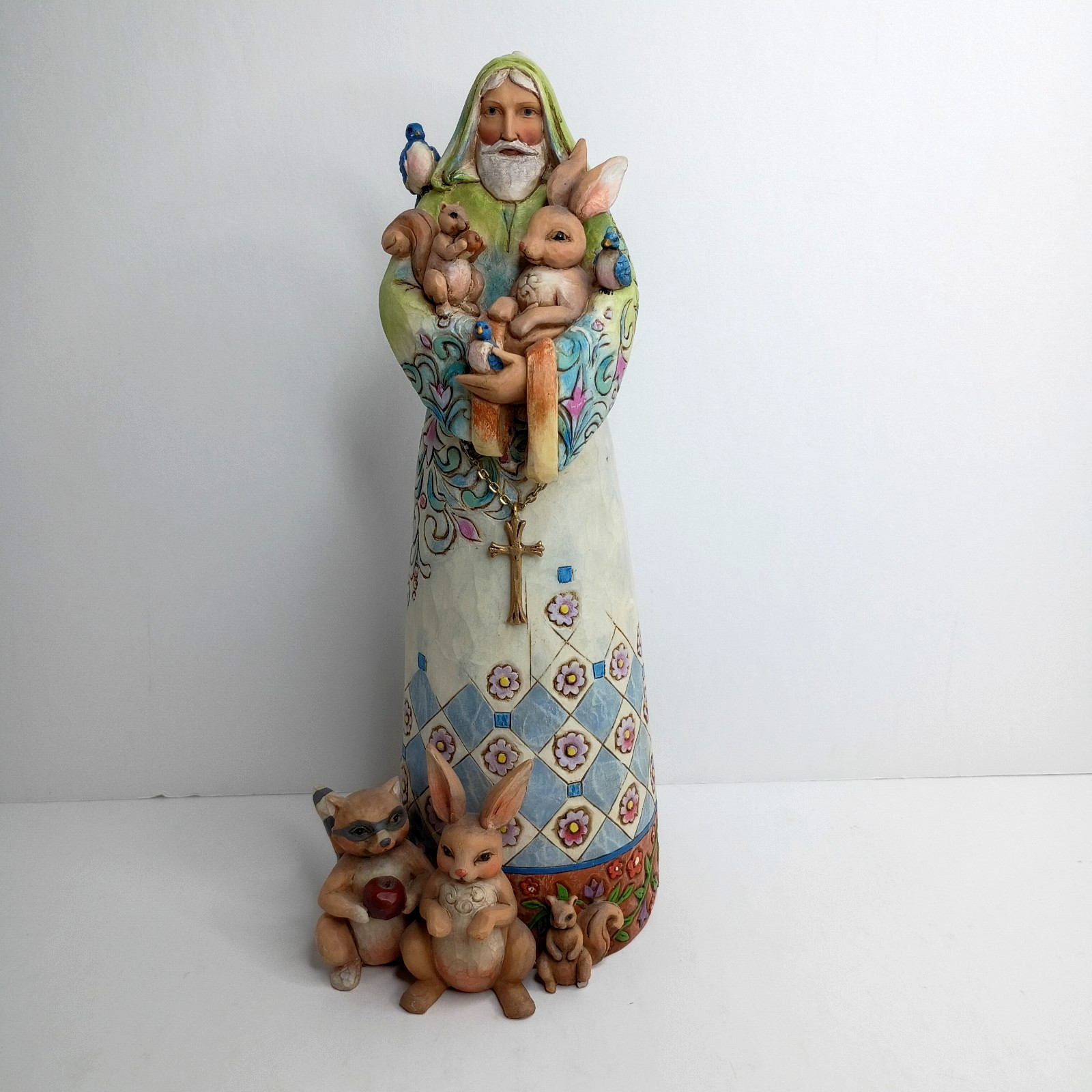 Jim Shore St. Francis Make Me An Instrument of Peace #4007547 2006 Resin AS IS