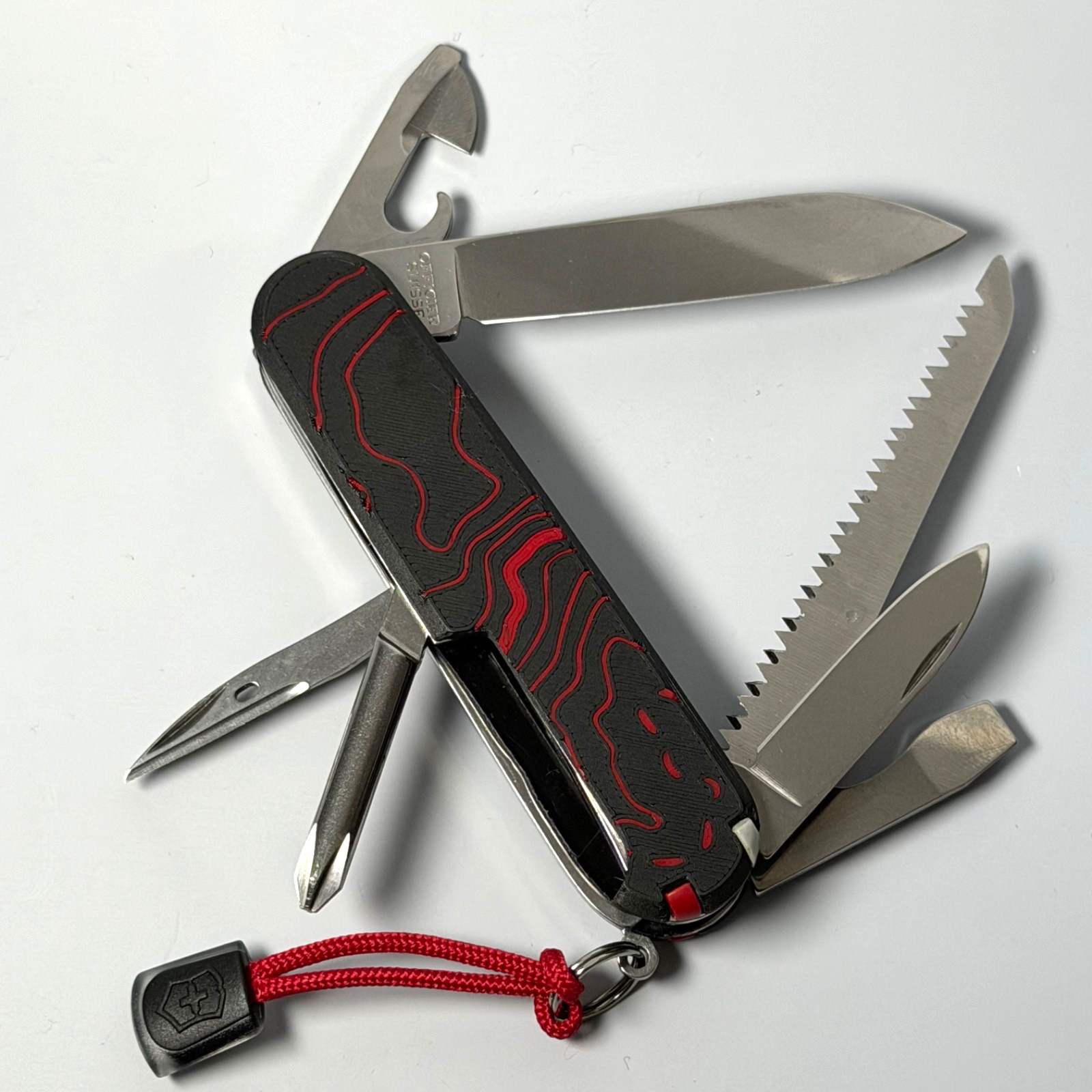 Victorinox Swiss Army Knife | Topo Camper Custom Black Red