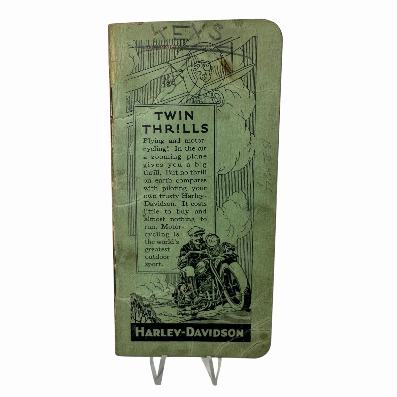  1931 Harley Davidson Pocket Notebook 
