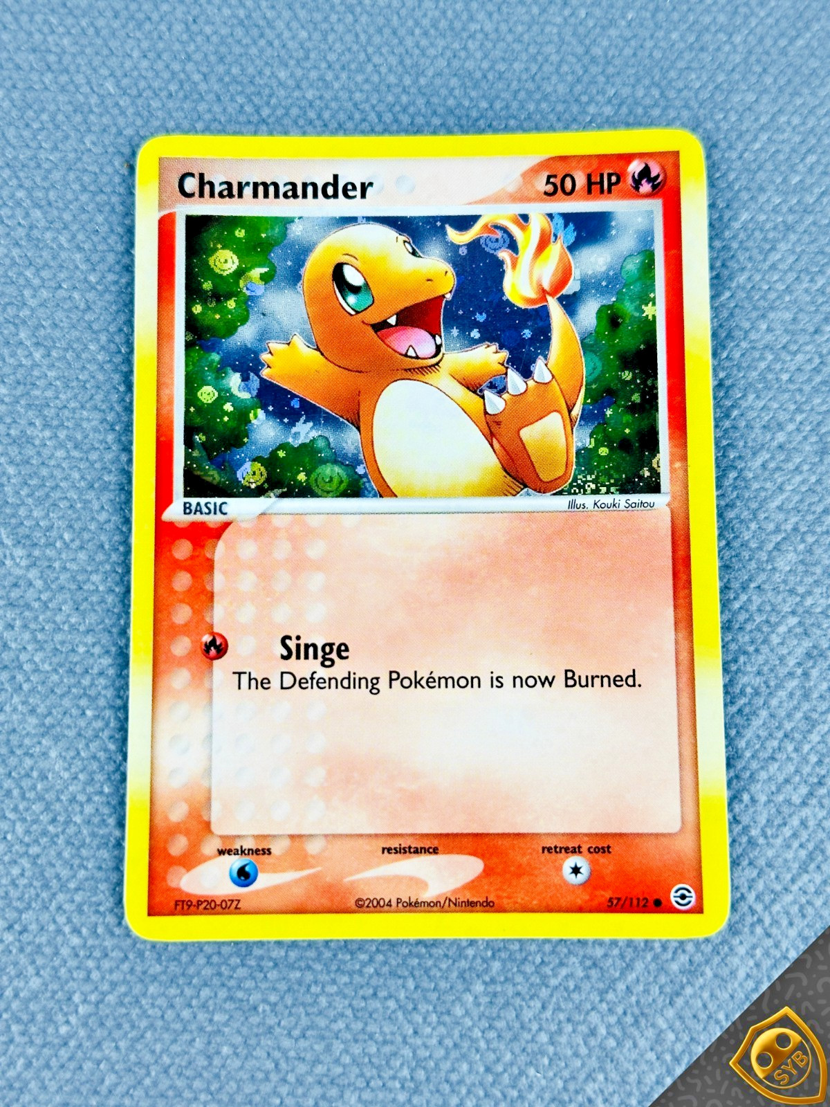 Pokemon Charmander EX Fire Red and Leaf Green 57/112 Reverse Holo Card