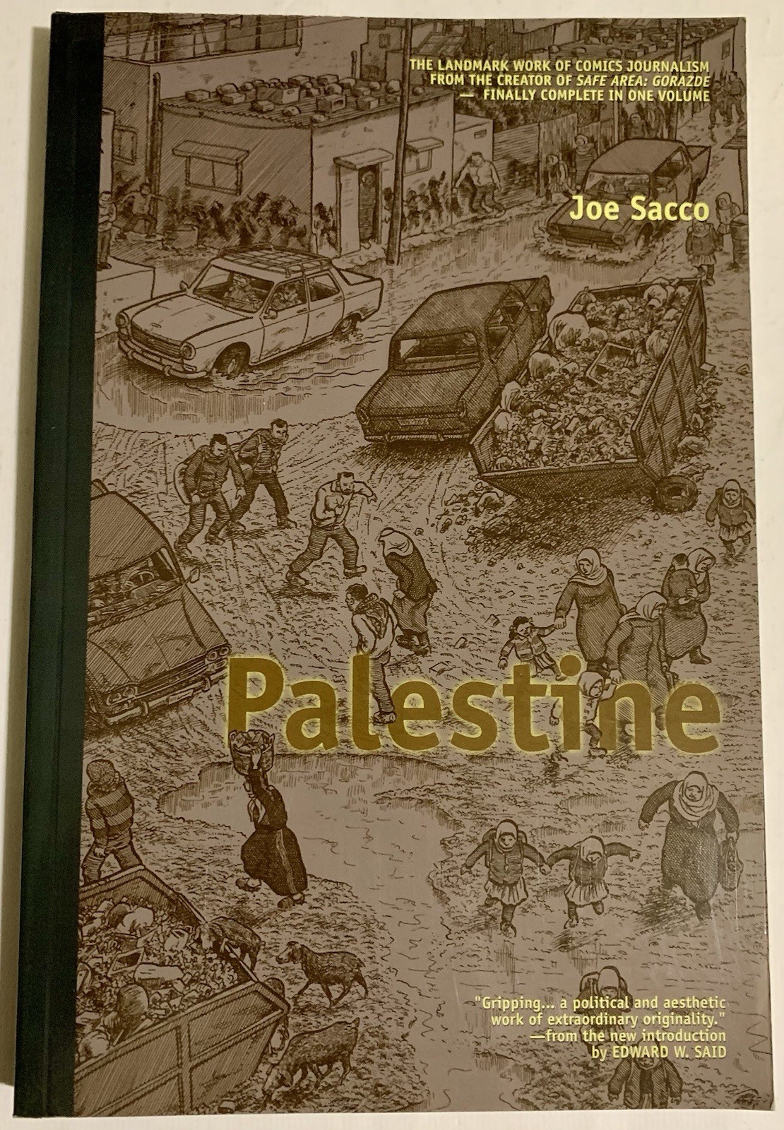 Palestine Fantagraphics Books 2001 1st Printing By Joe Sacco High grade Palestine Fantagraphics Books 2001 1st Printing By Joe Sacco High grade