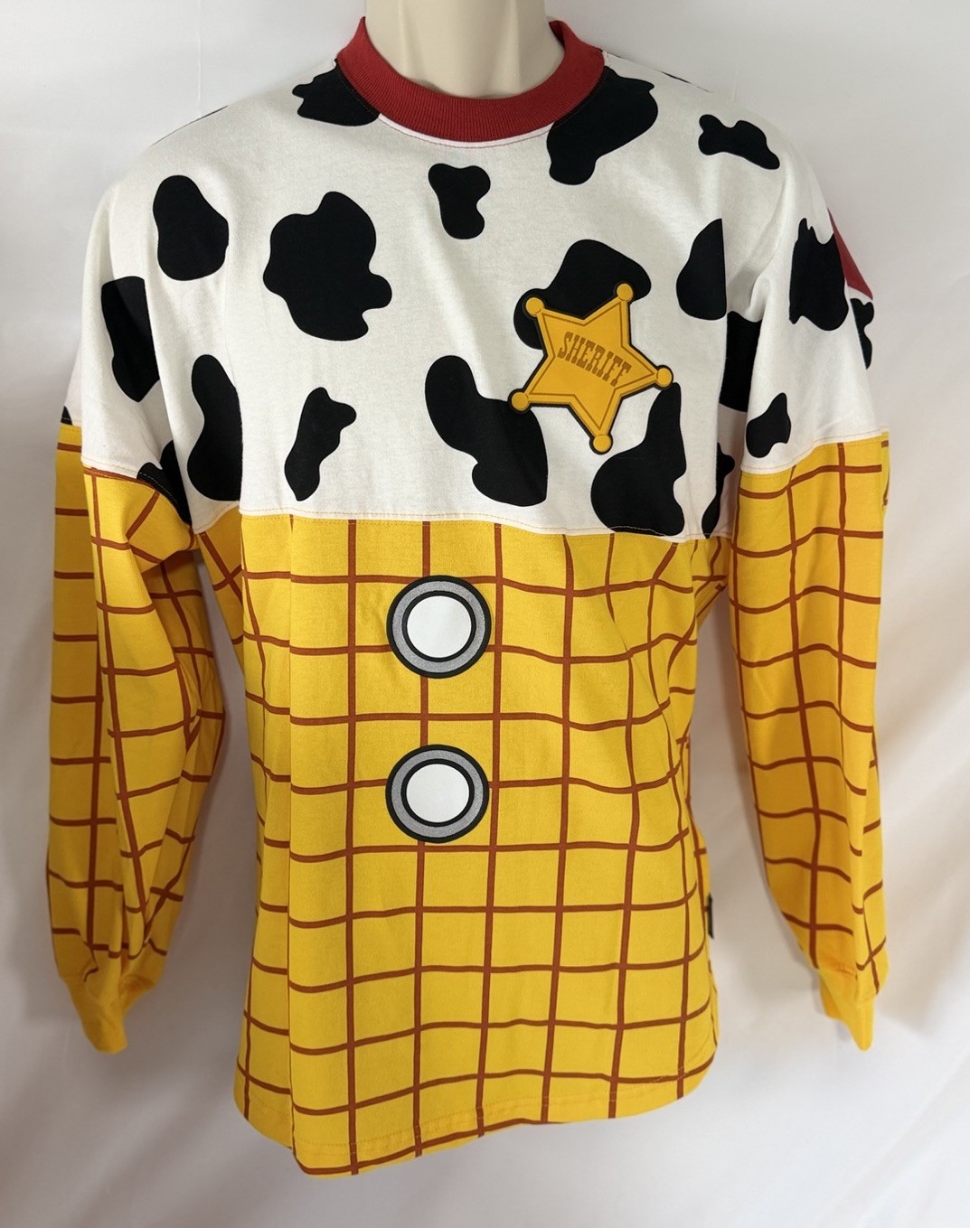 Authentic Disney Toy Story Woody Spirit Jersey Small Cowboy Sheriff Western