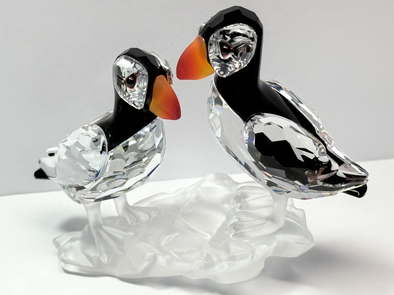 Swarovski Silver Crystal Puffin Birds Crystal Figurines 261643