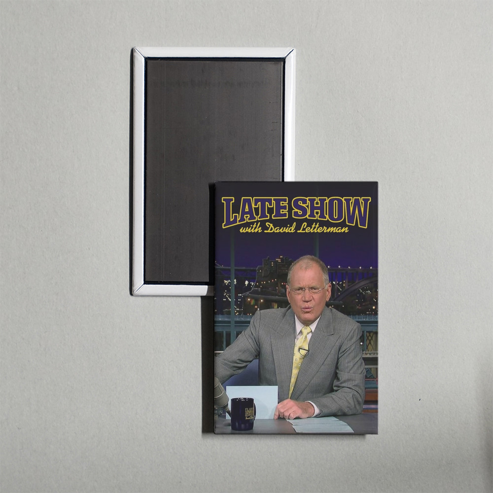 Late Show with David Letterman Mini TV Show Poster Fridge Locker Magnet Late Show with David Letterman Mini TV Show Poster Fridge Locker Magnet