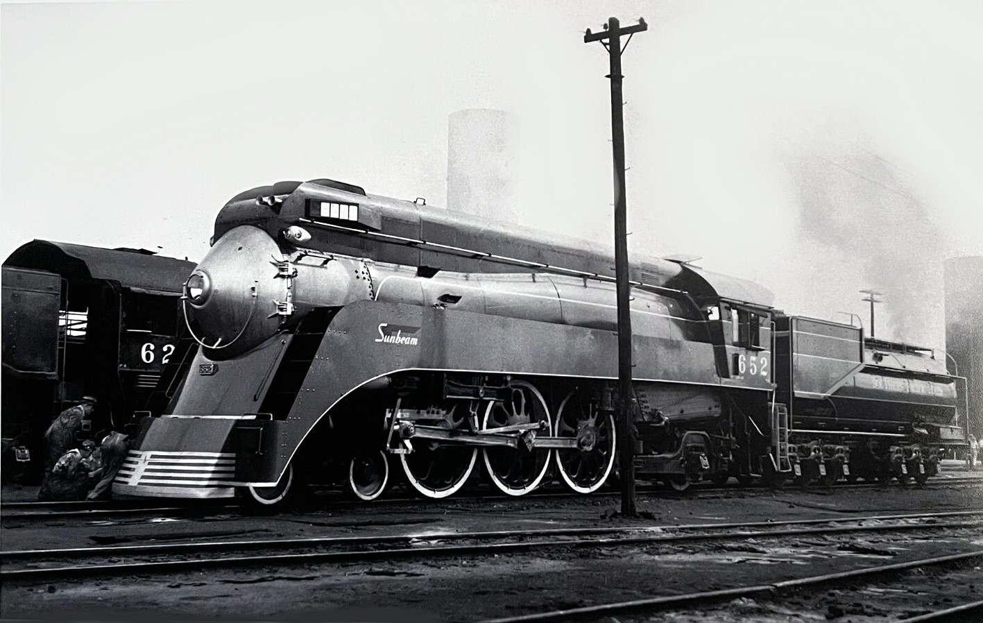 Southern Pacific Railroad Steam Locomotive 652 pacifc Train photo 8.5x11 SP